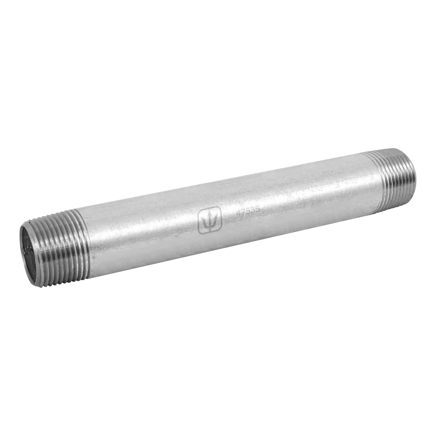 Foset CG-420, Niple de 1″ x 8″, acero galvanizado