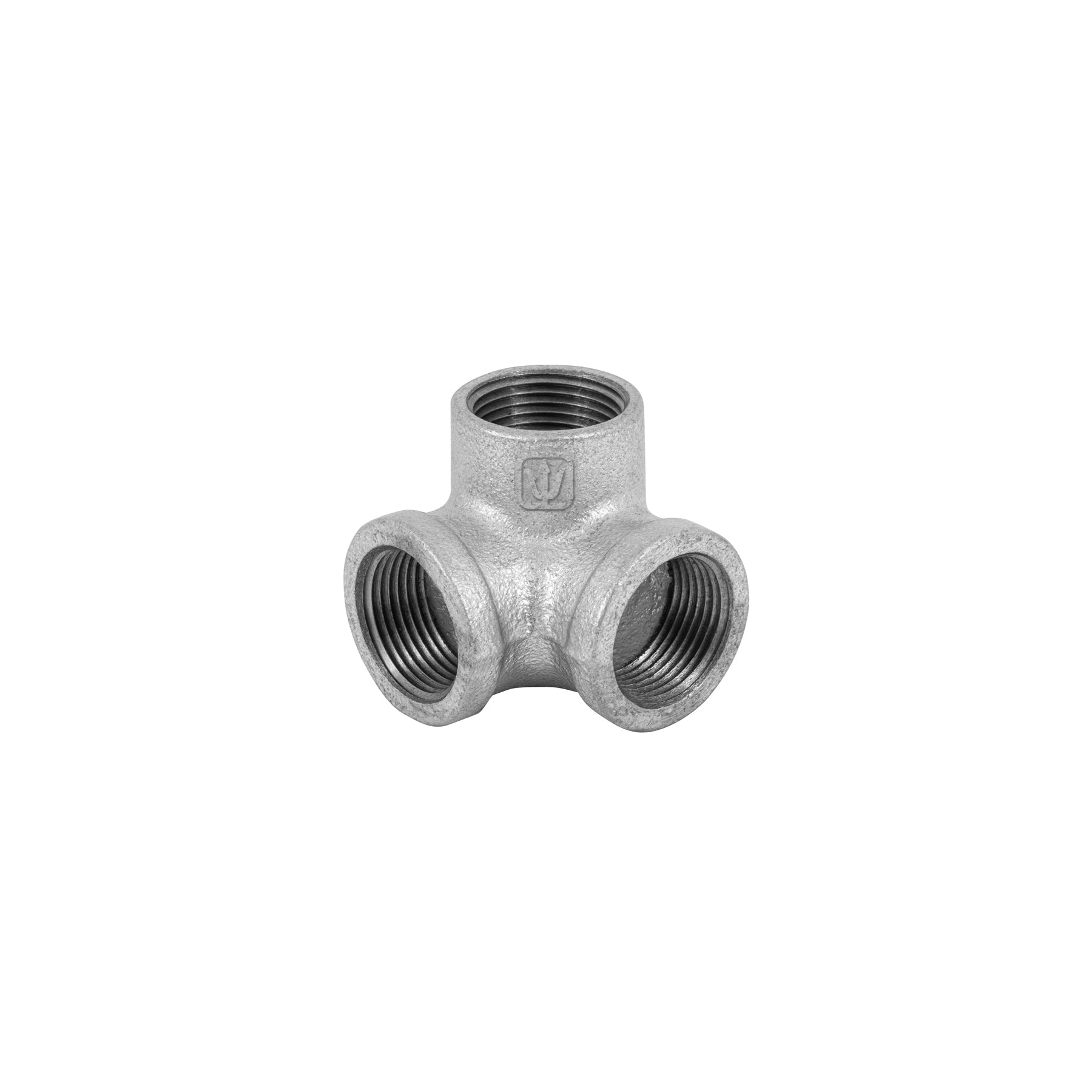 Codo rincón, acero galvanizado, 1' Foset