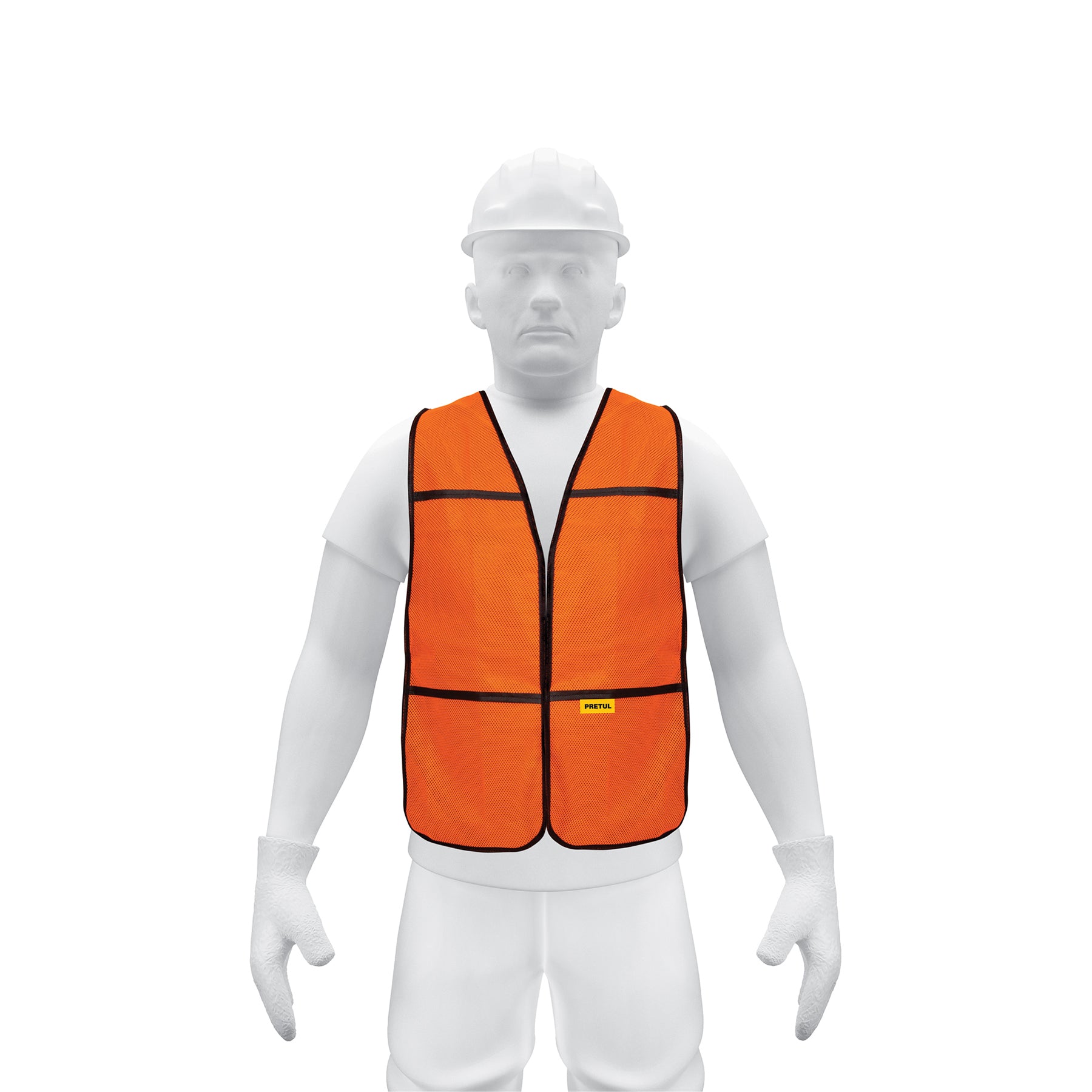 Pretul CHS-100N, Chaleco de seguridad, uso de día, naranja