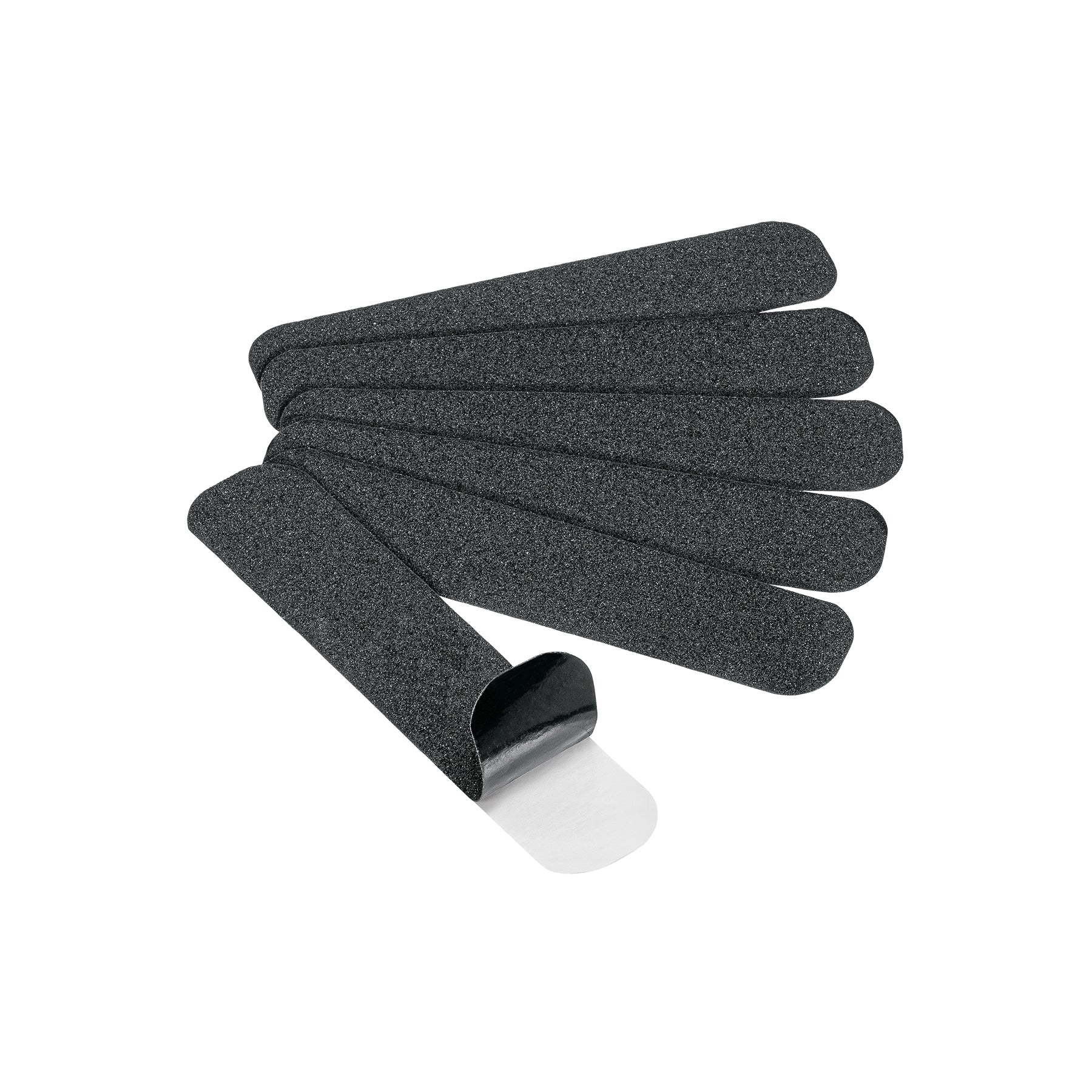 Truper CIA-02N, Tiras antiderrapantes con abrasivo, 50 mm, negras, 6 pzas