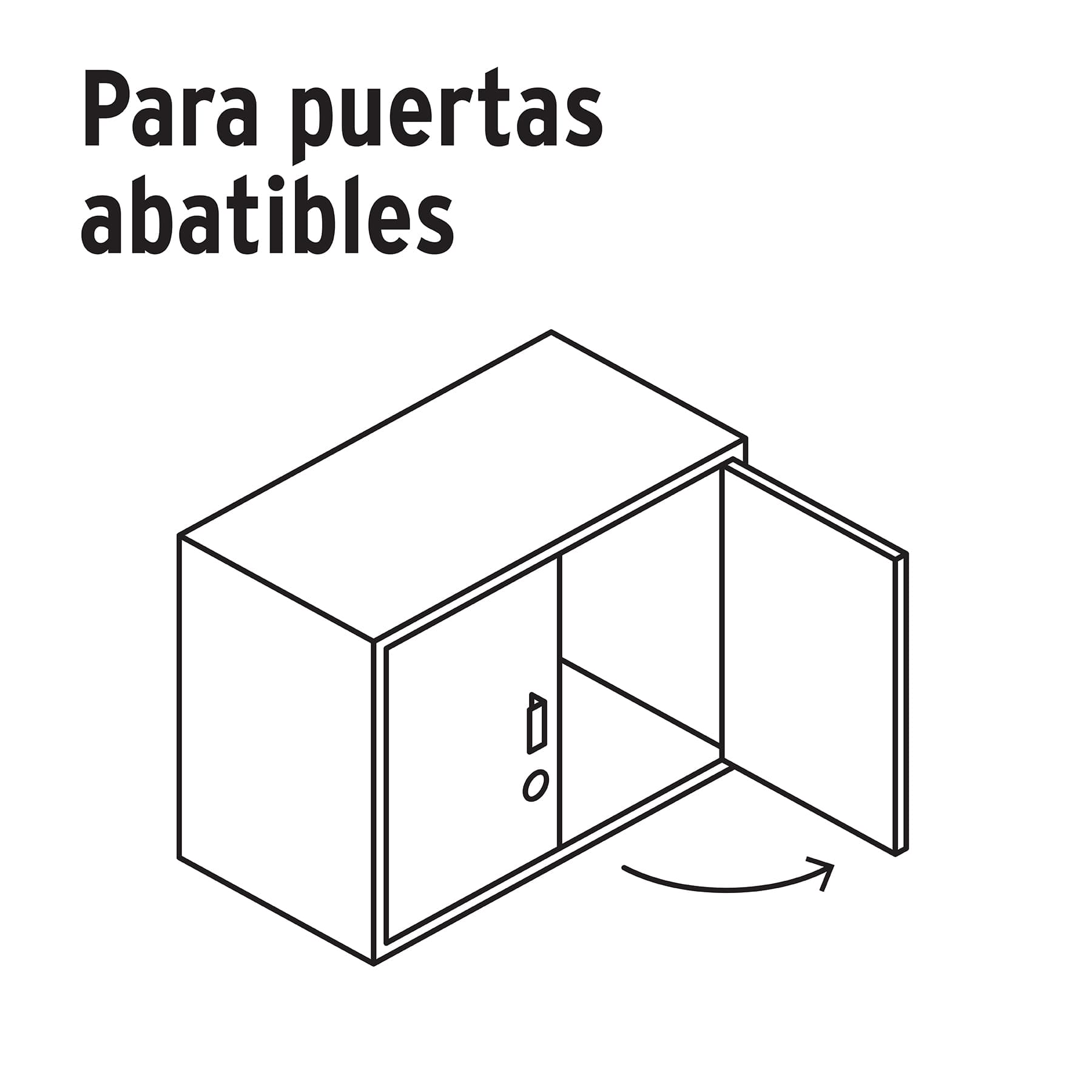 Hermex CM-25C, Cerradura para mueble con cilindro de 36mm, acción horizontal, modelo 25, acabado en cromo