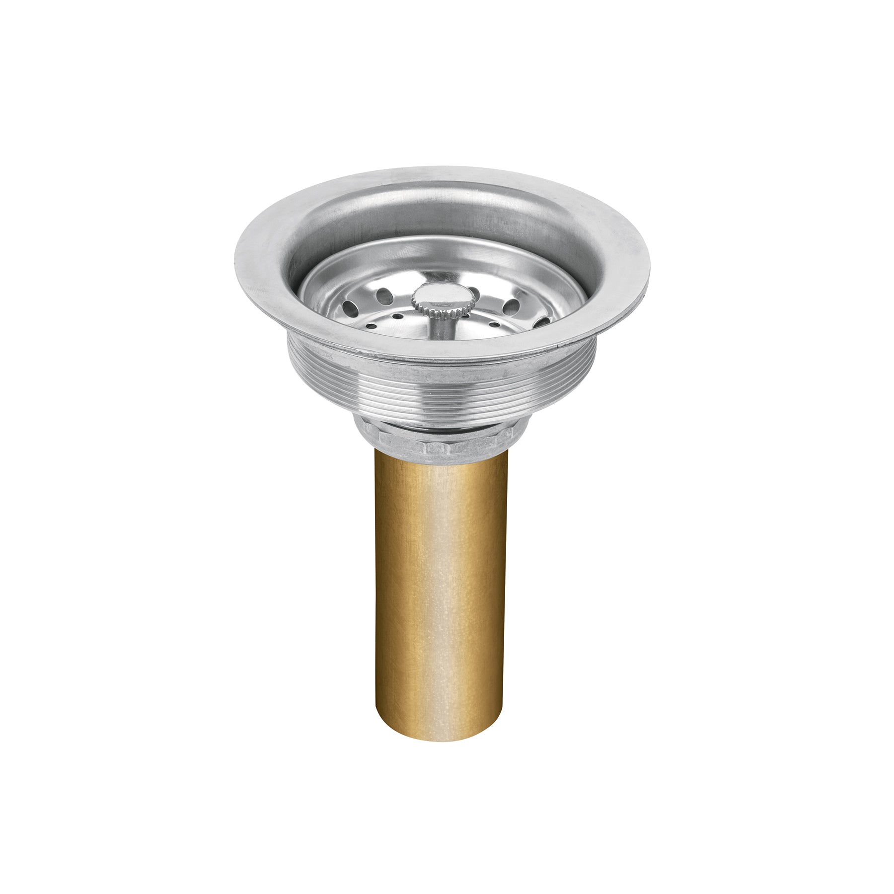 Foset CO-813, Contracanasta de acero inoxidable con tubo de latón, 3-1/2″