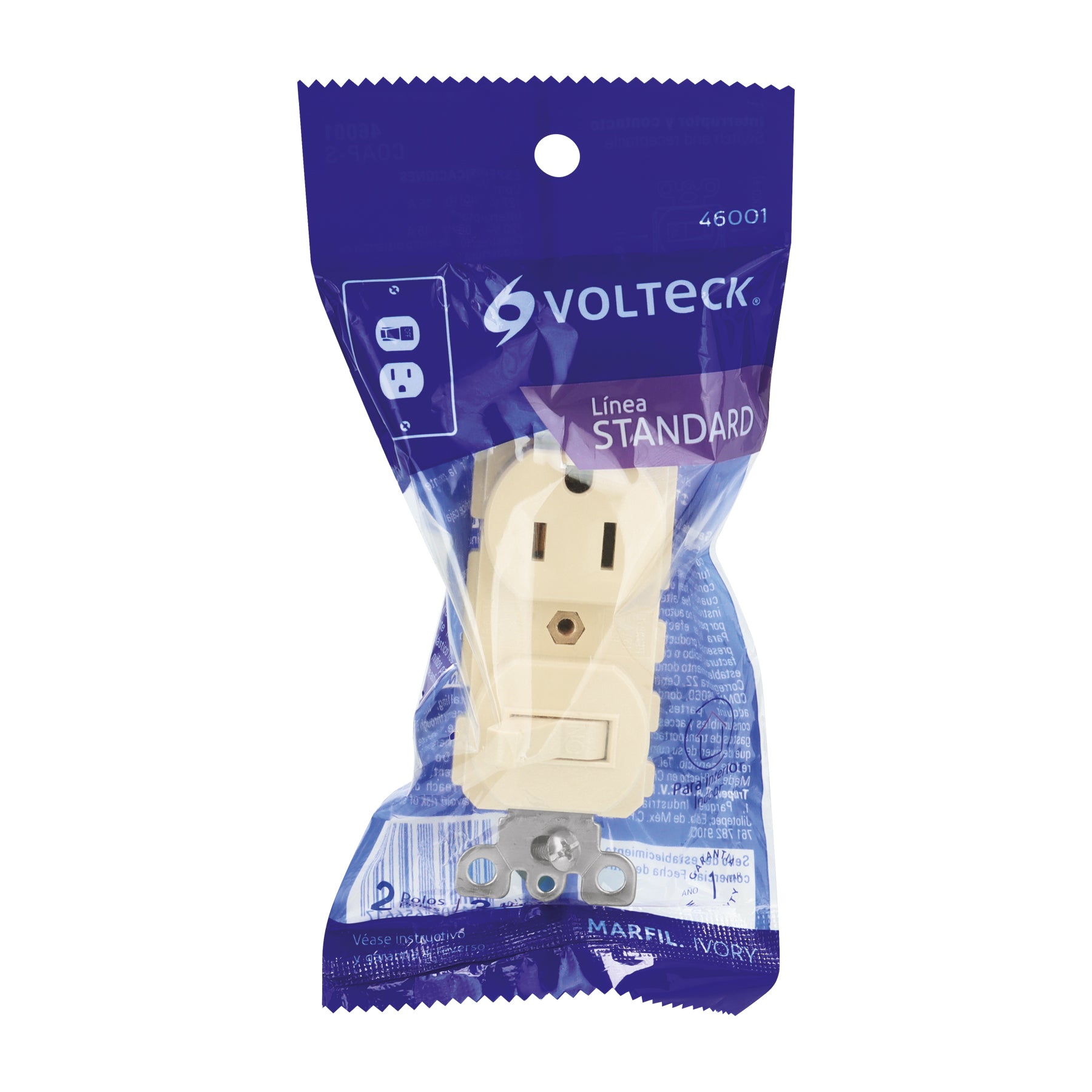 Interruptor con contacto Volteck COAP-S línea estándar