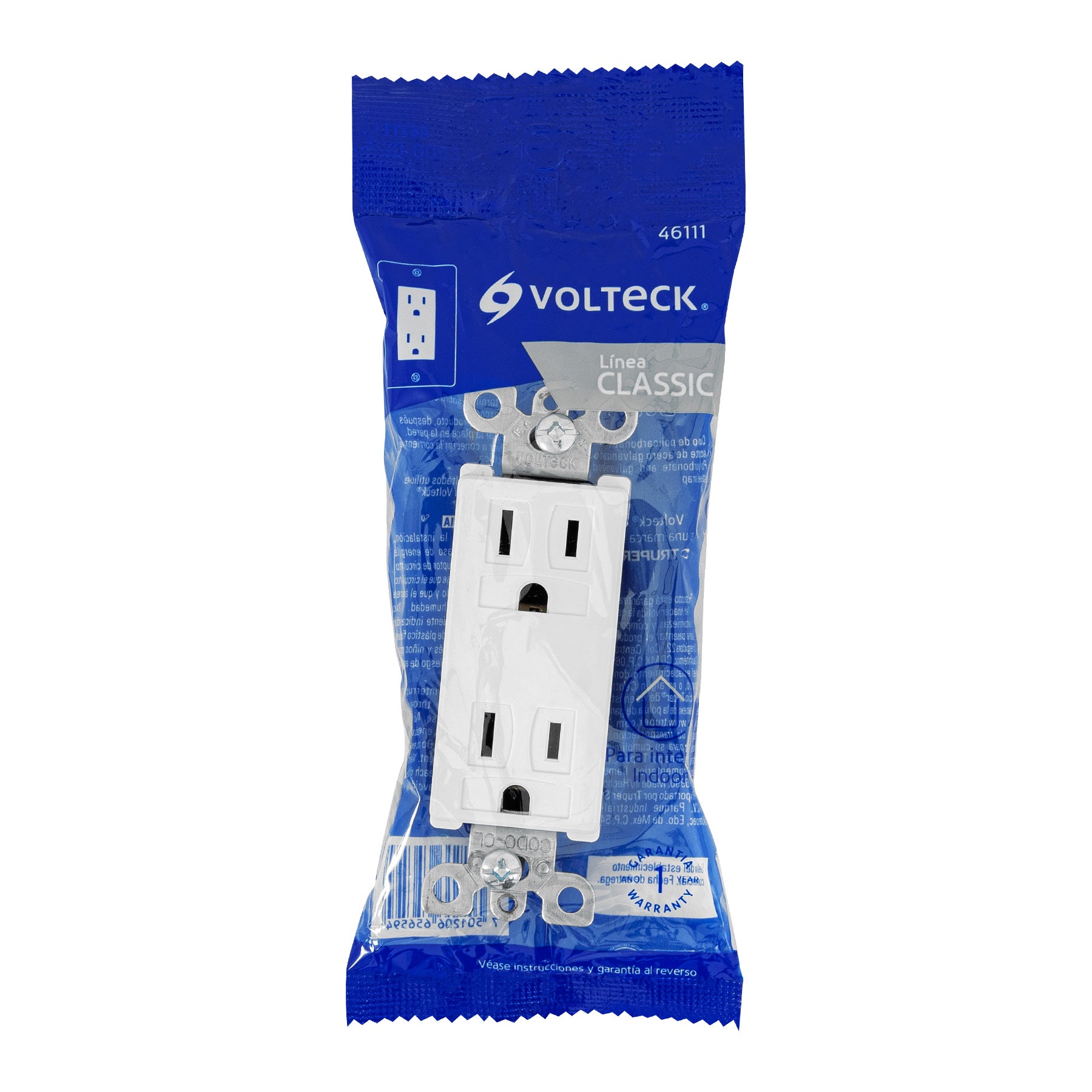 Volteck CODO-CL, Contacto dúplexLínea Classic