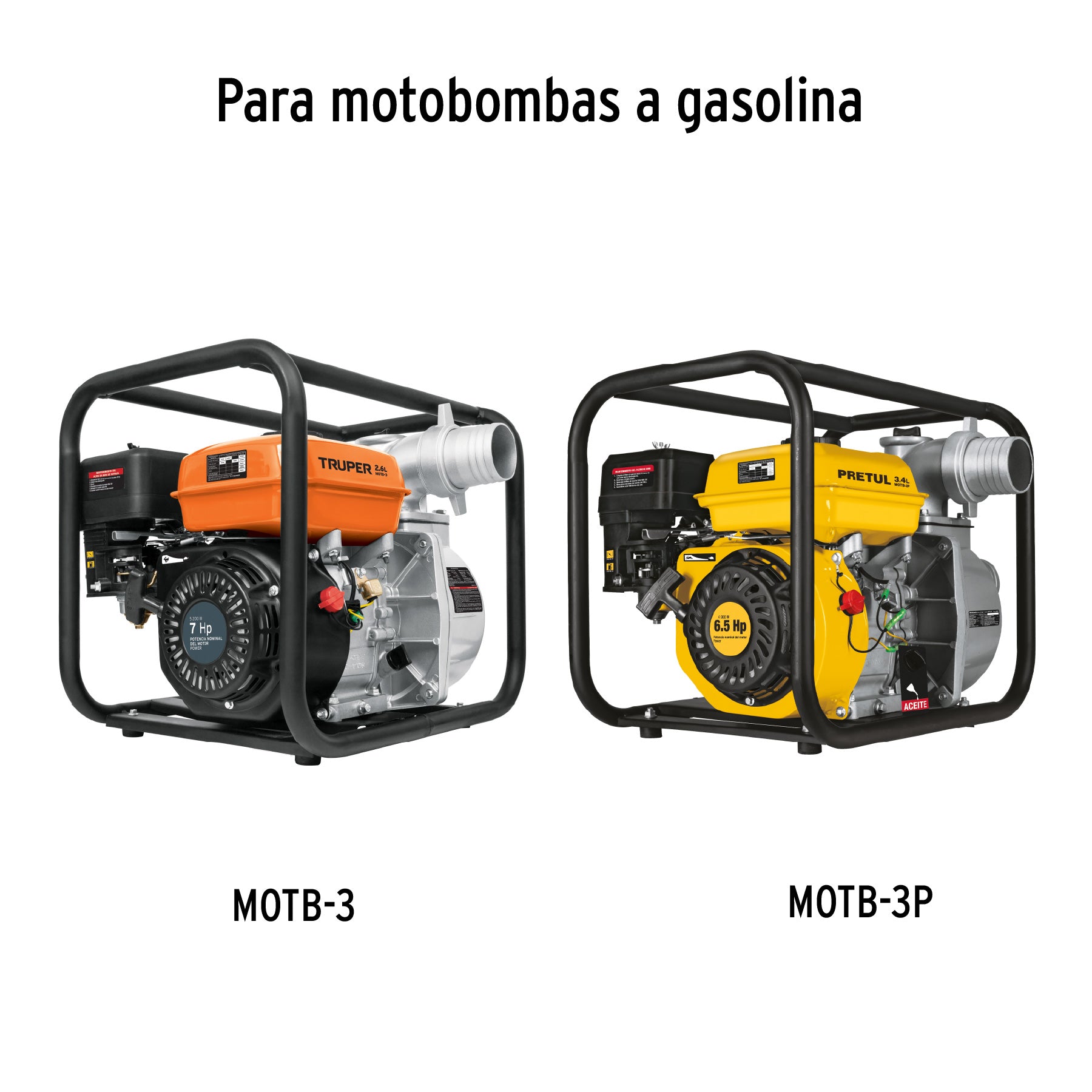 Truper CON-MOTO3, Kit de conector de descarga para MOTB-3