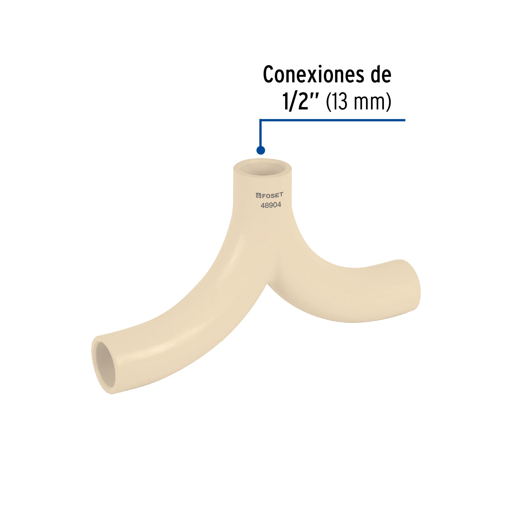 Mezclador tipo Bigote CPVC 1/2' Foset