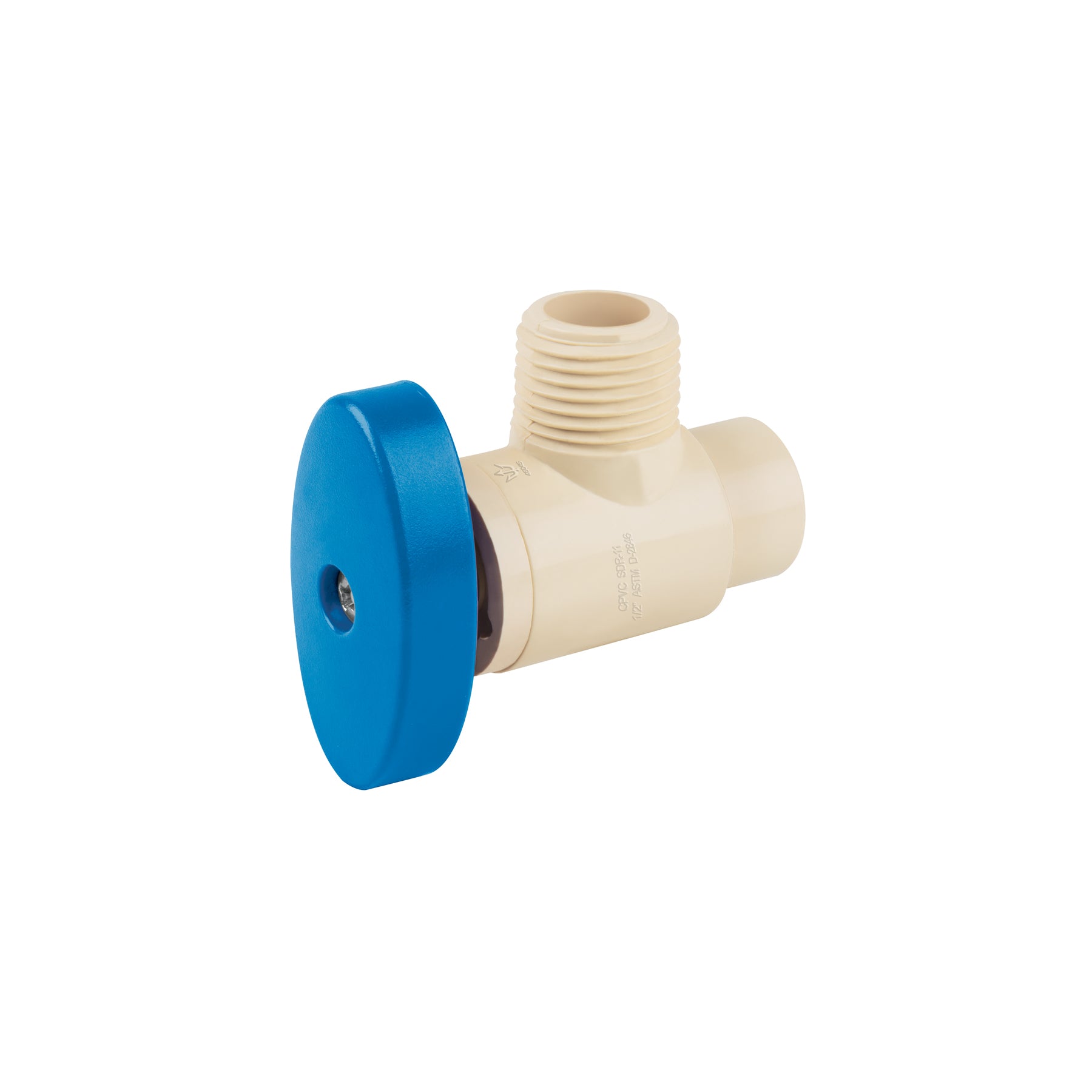 Foset Hidroflow CPVC-ANG, Llave angular de CPVC de 1/2″