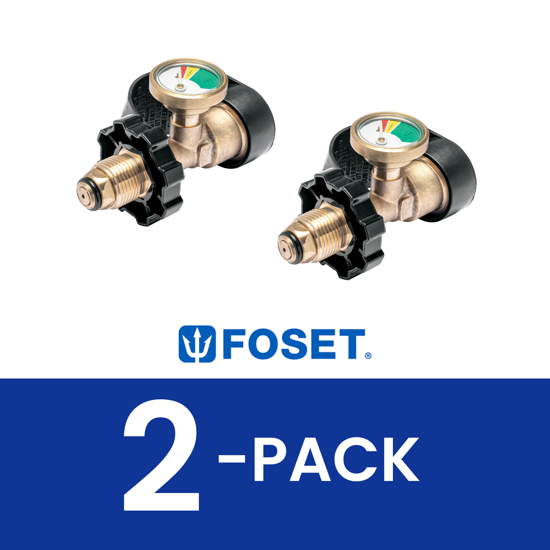 [2 Pack] Indicador de nivel de llenado para cilindro de gas, FOSET MANO-1G