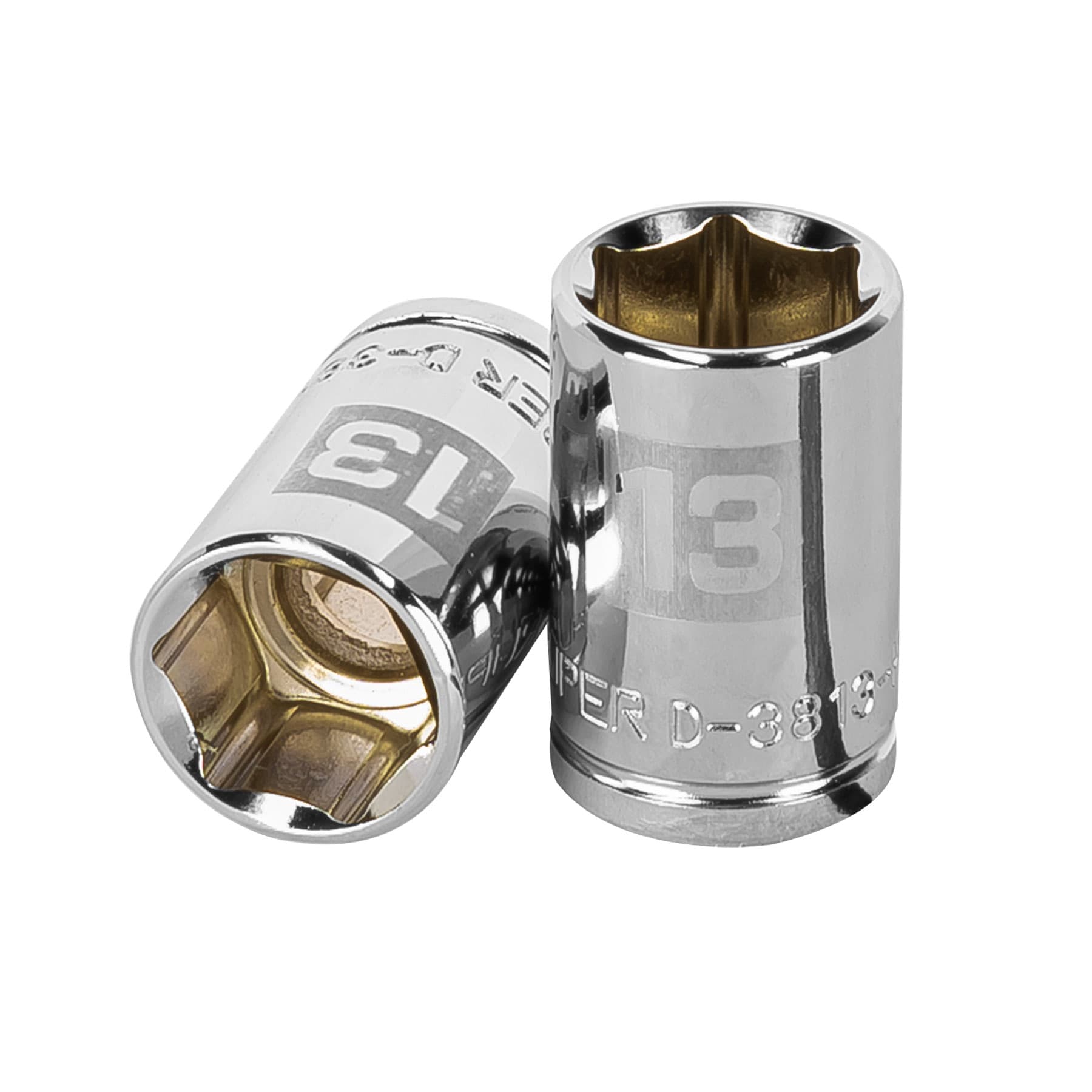 Truper D-3813-HM, Dado de 6 puntas, cuadro 3/8″, de 13mm