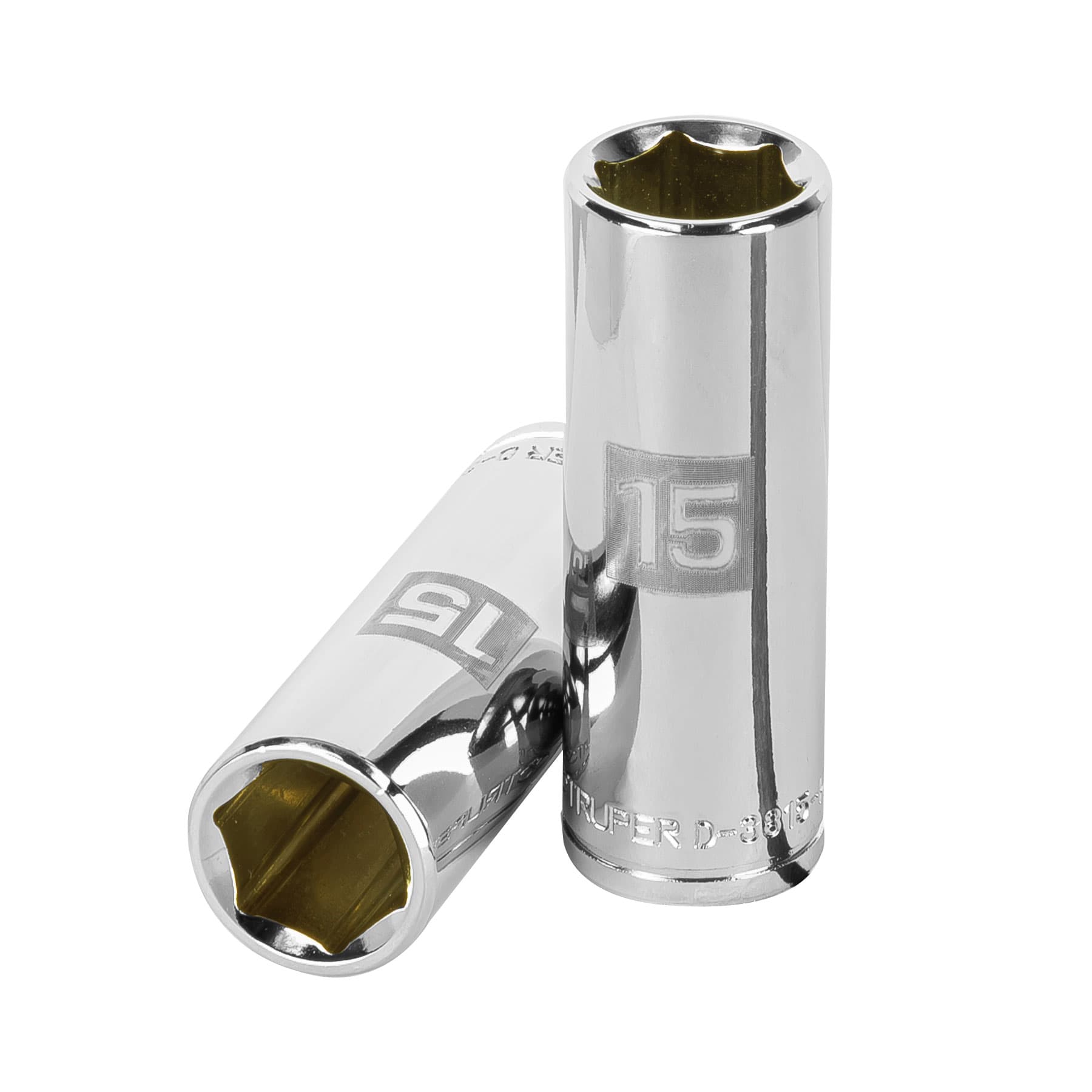 Truper D-3815-HM-L, Dado largo de 6 puntas mm, 15 mm, cuadro 3/8″