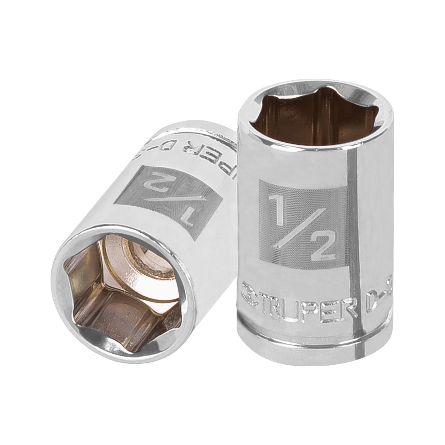 Truper D-3816-H, Dado de 6 puntas std, 1/2″, cuadro 3/8″