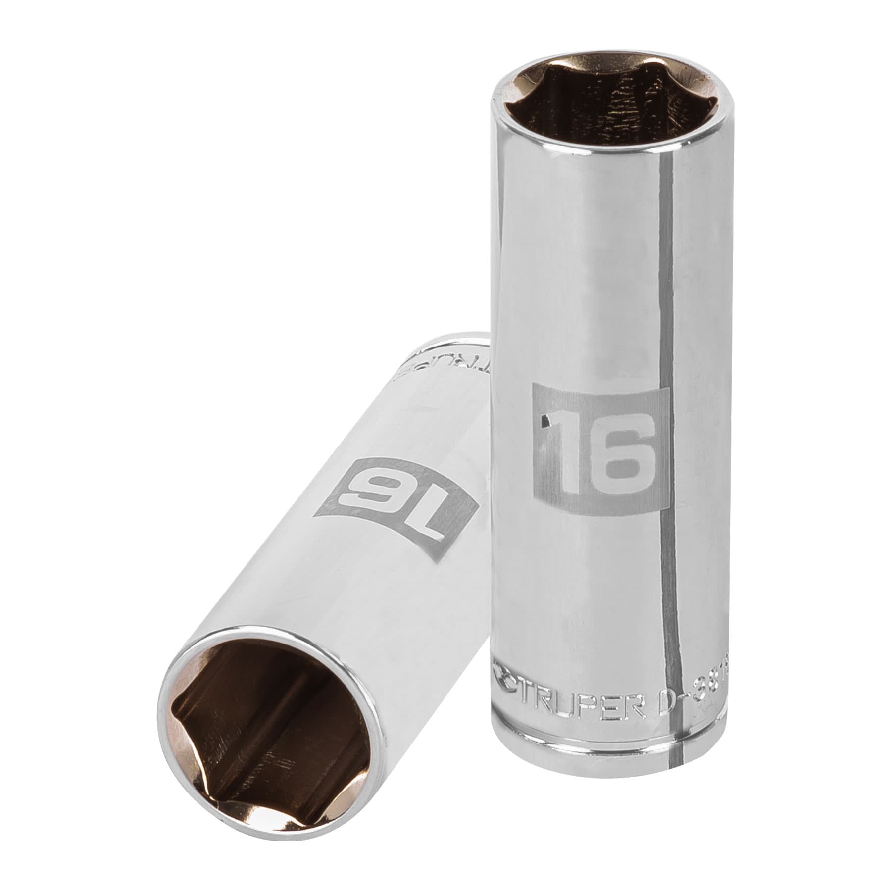 Truper D-3816-HM-L, Dado largo de 6 puntas mm, 16 mm, cuadro 3/8″