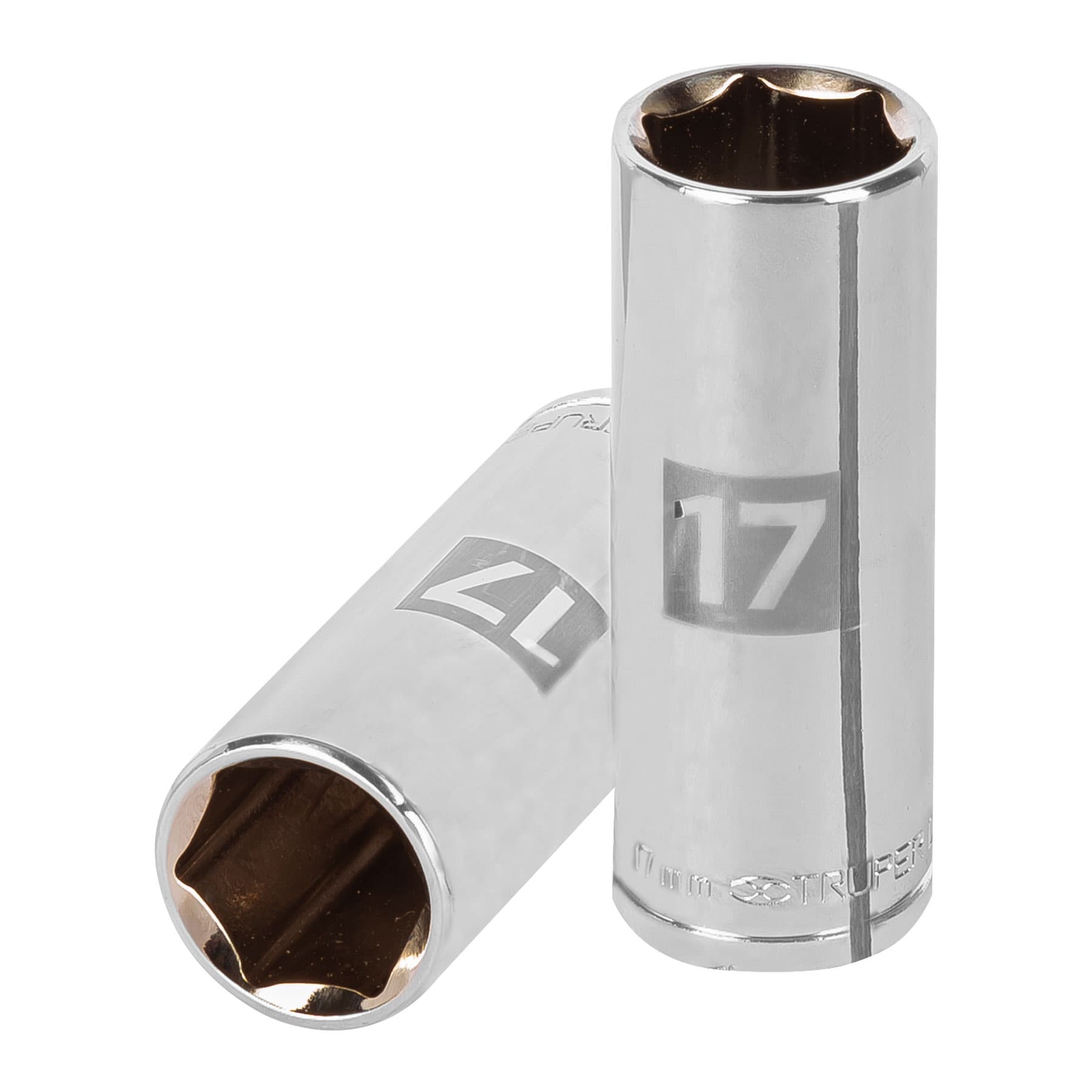 Truper D-3817-HM-L, Dado de 6 puntas, largo, cuadro 3/8″ de 17 mm