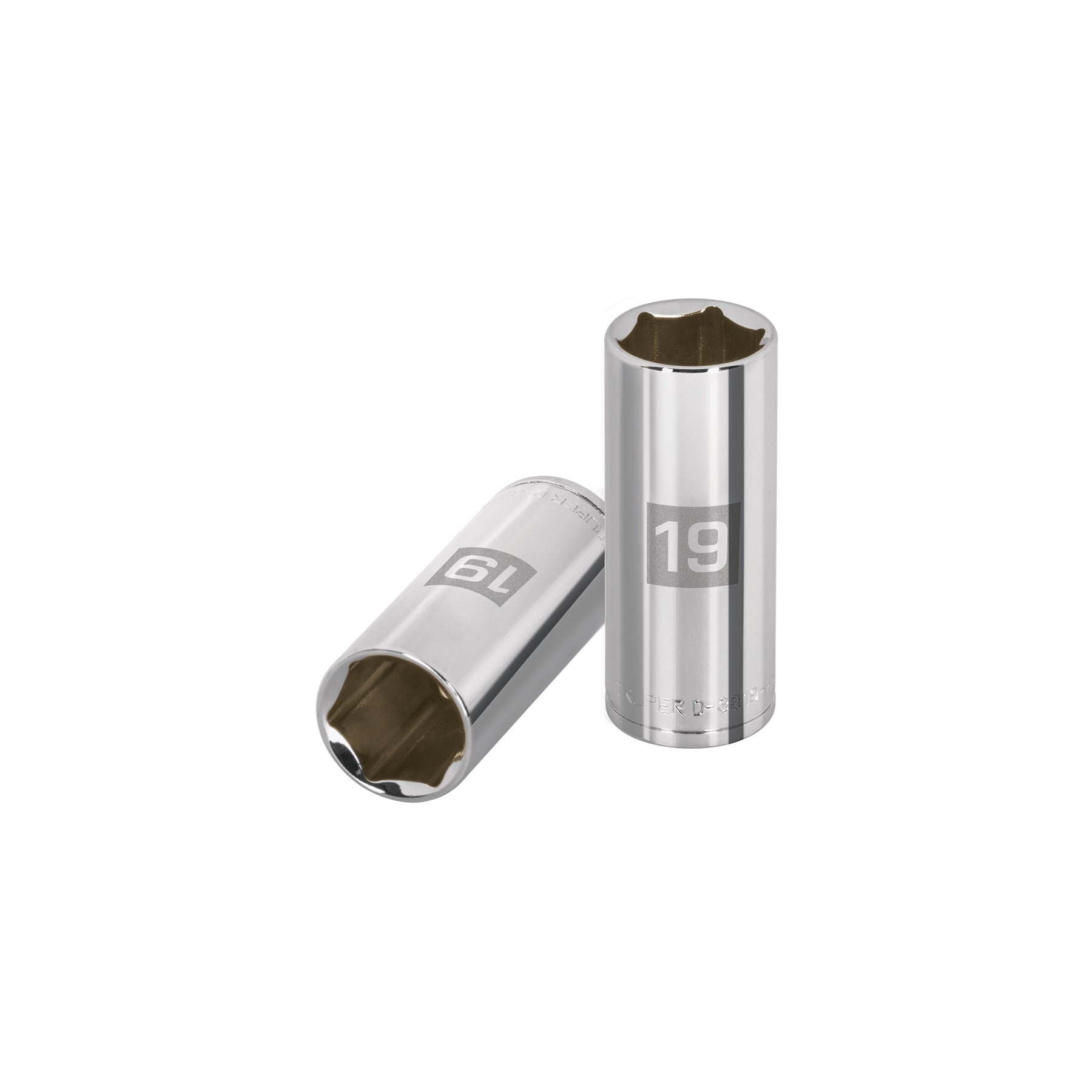 Truper D-3819-HM-L, Dado largo de 6 puntas mm, 19 mm, cuadro 3/8″