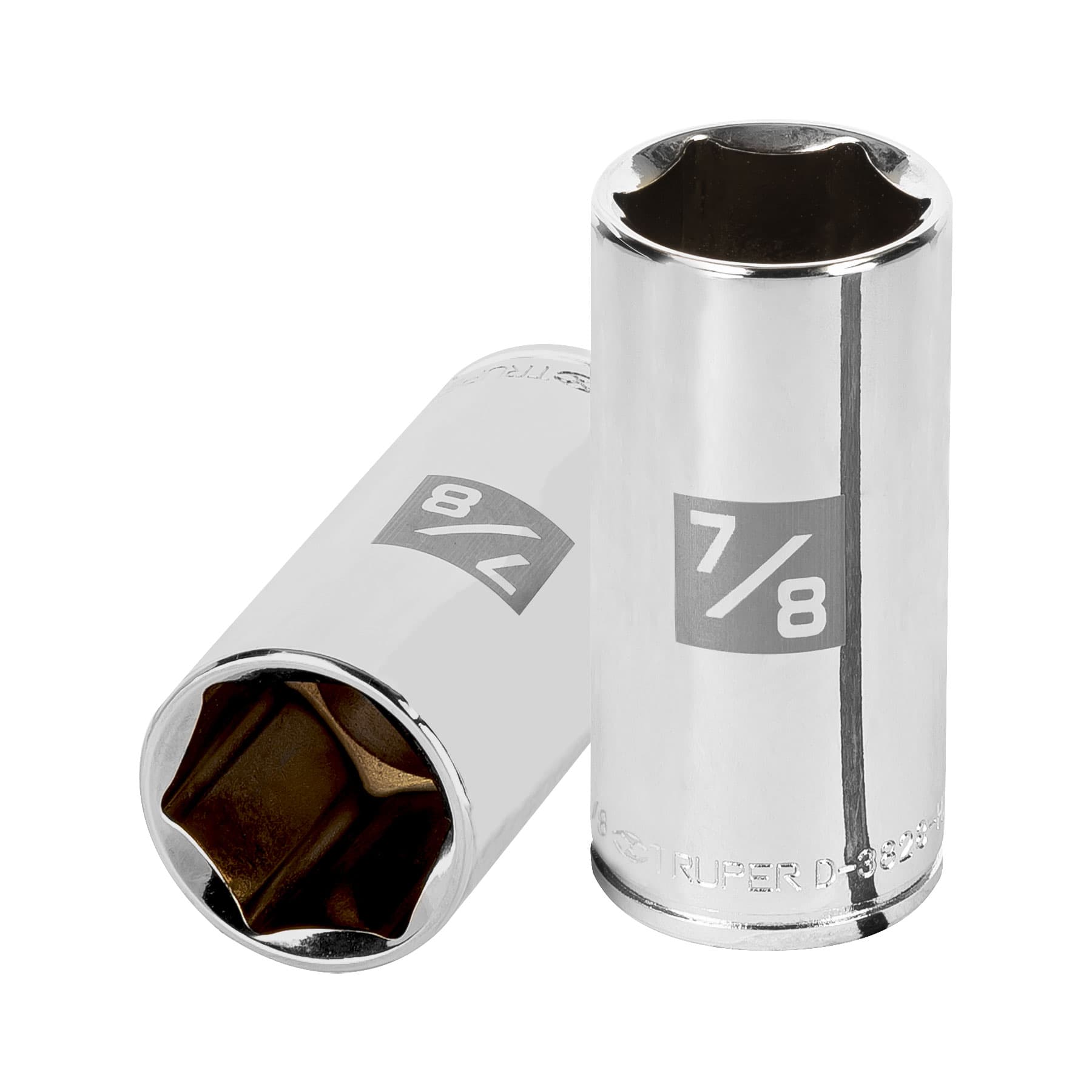 Truper D-3828-HL, Dado largo de 6 puntas std, 7/8″, cuadro 3/8″