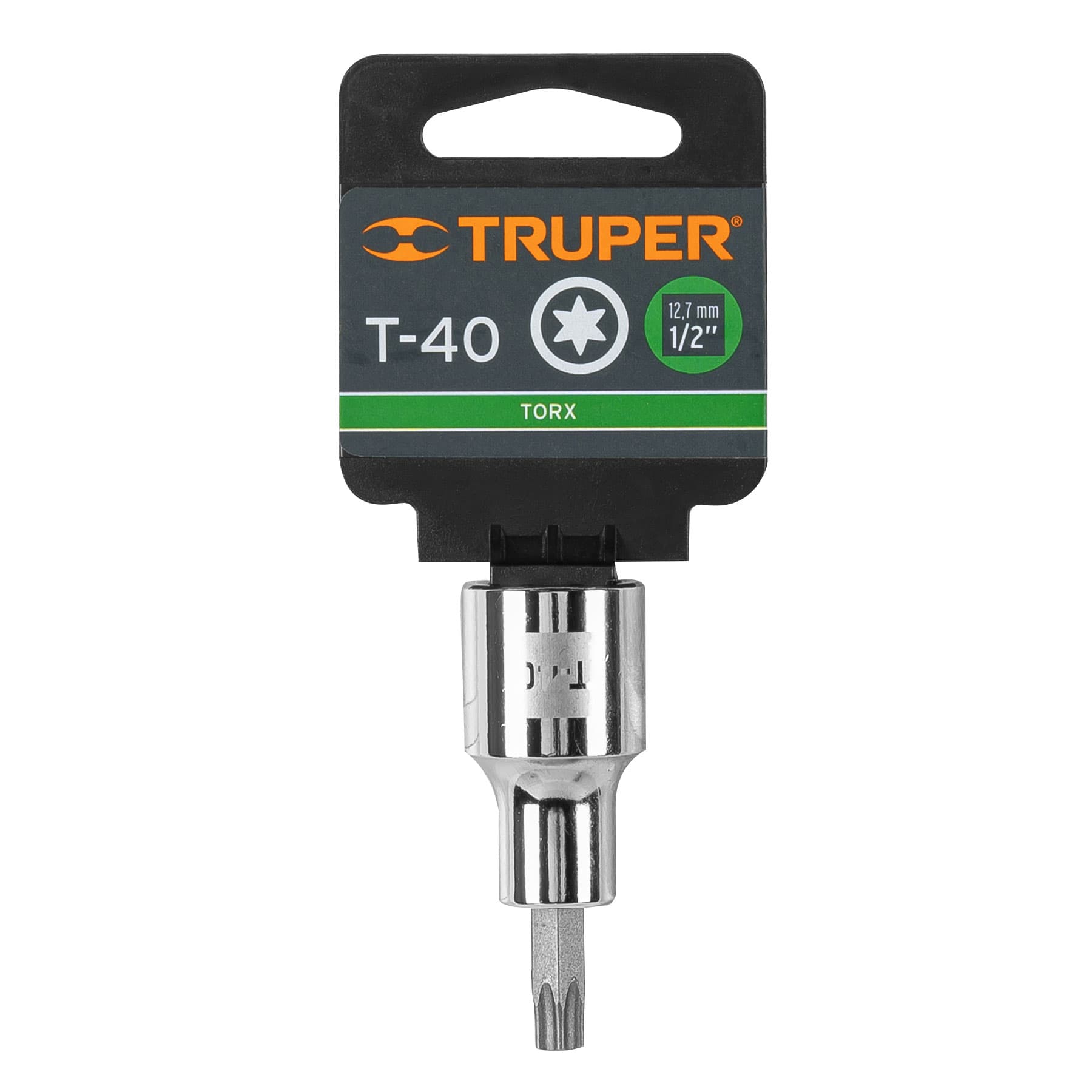 Truper D-543940-W, Dado punta Torx, cuadro 1/2″, T-40