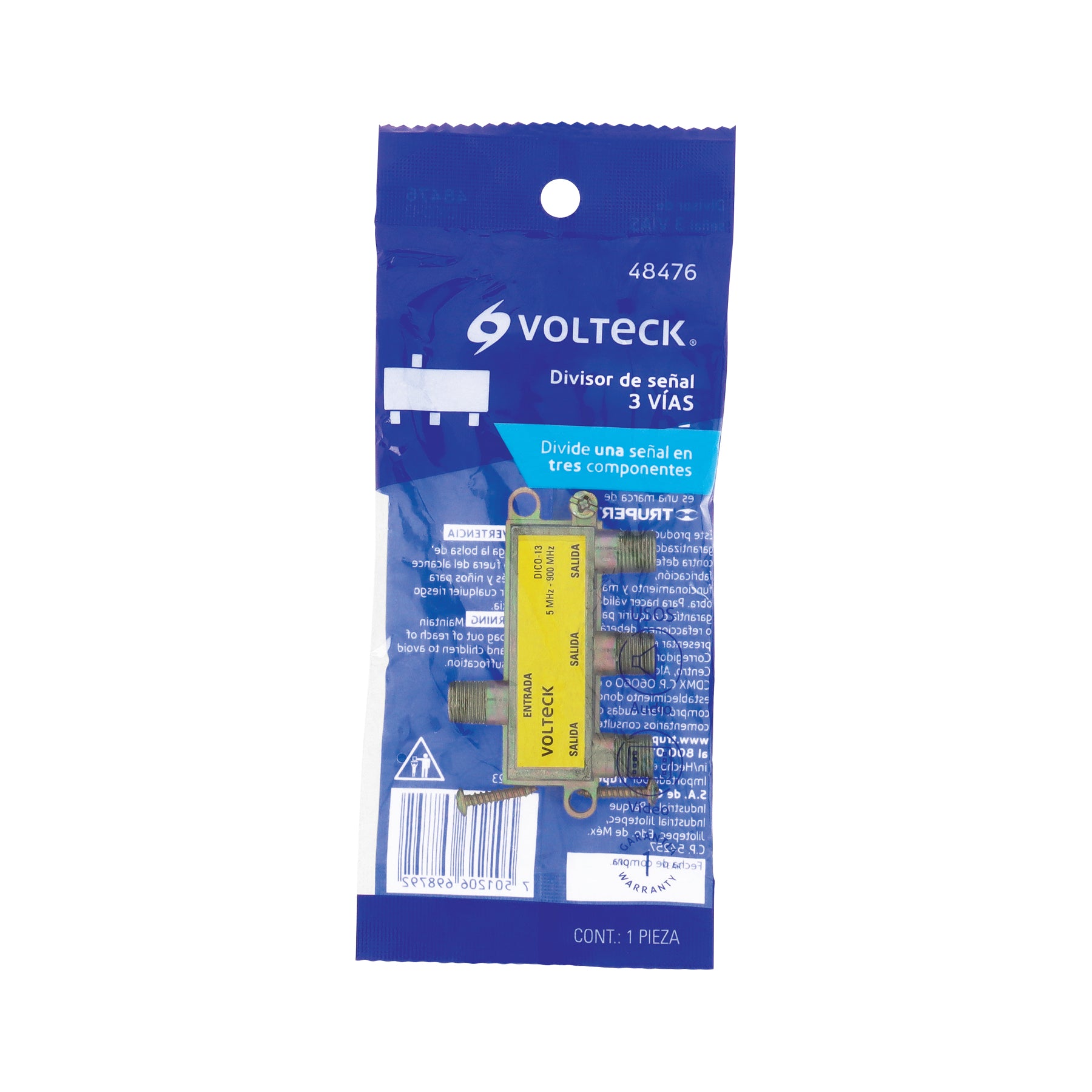 Volteck DICO-13, Divisor (splitter) de 3 salidas