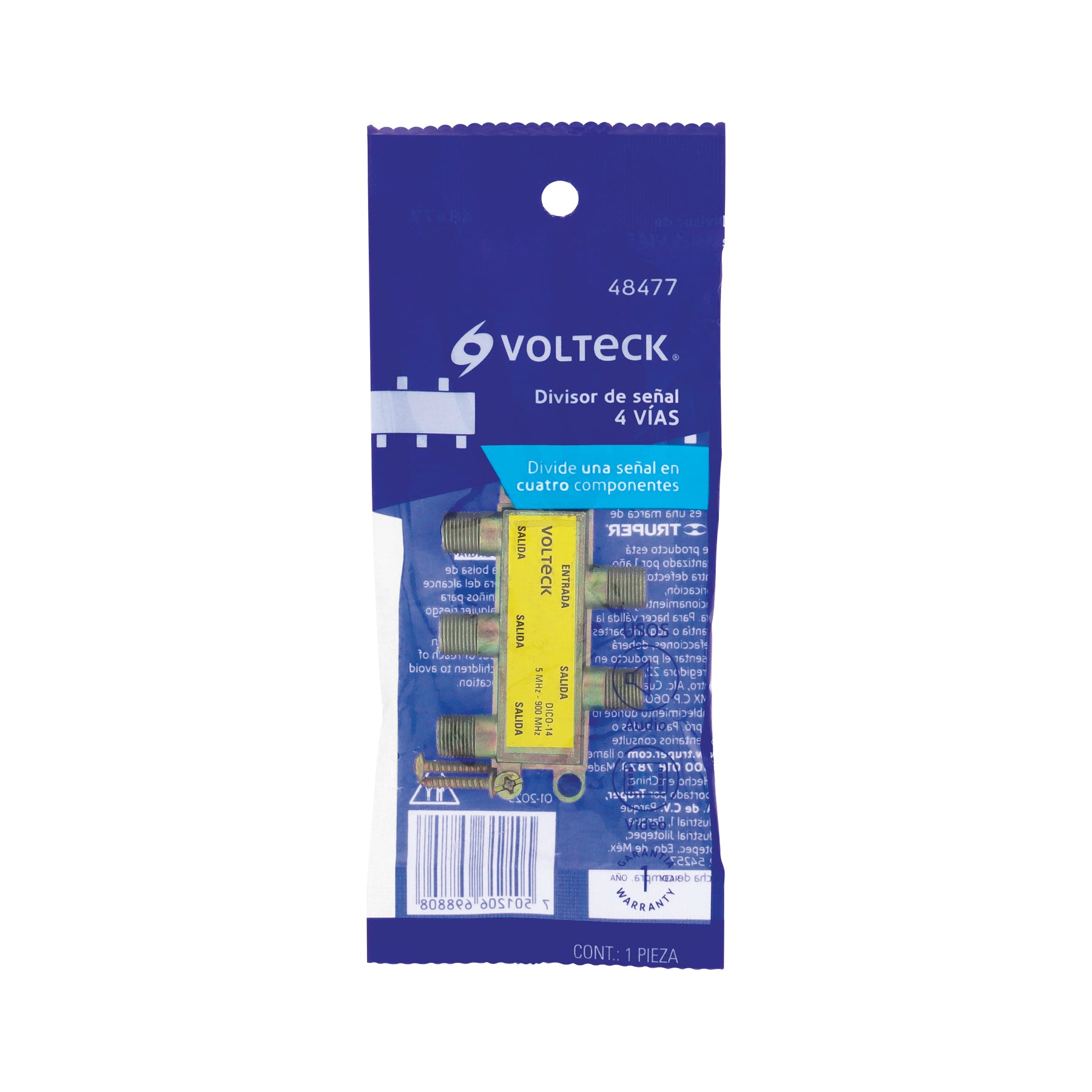 Volteck DICO-14, Divisor (splitter) de 4 salidas