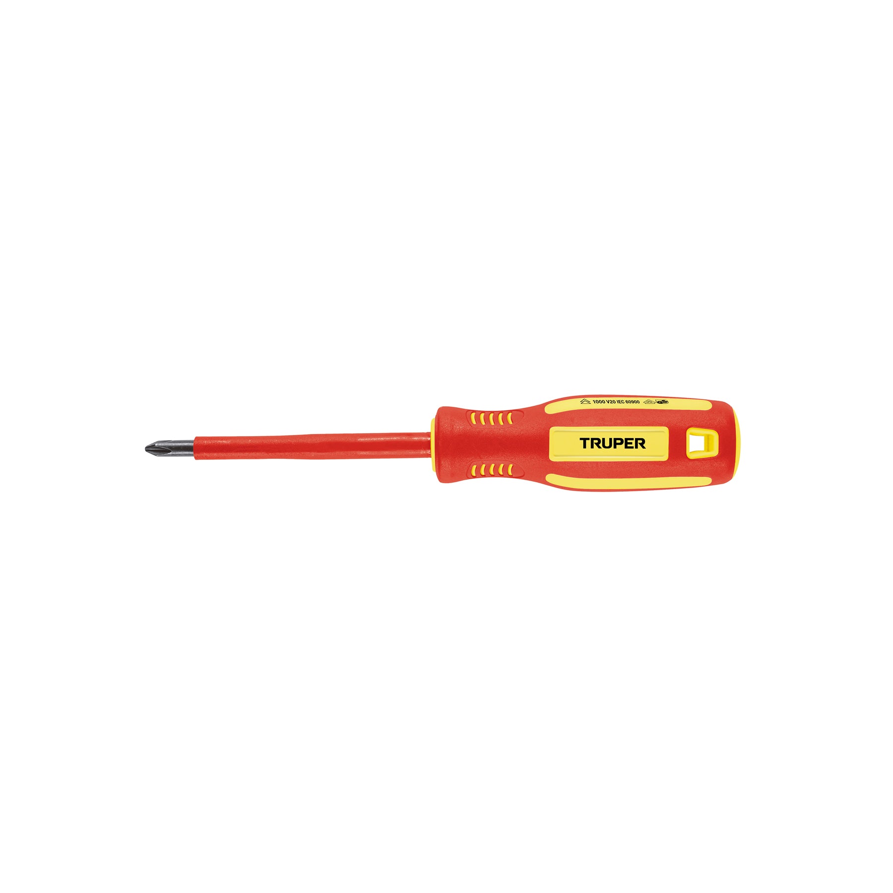 Truper DP-1/4X4D, Desarmador dieléctrico de cruz 1/4″ x 4″