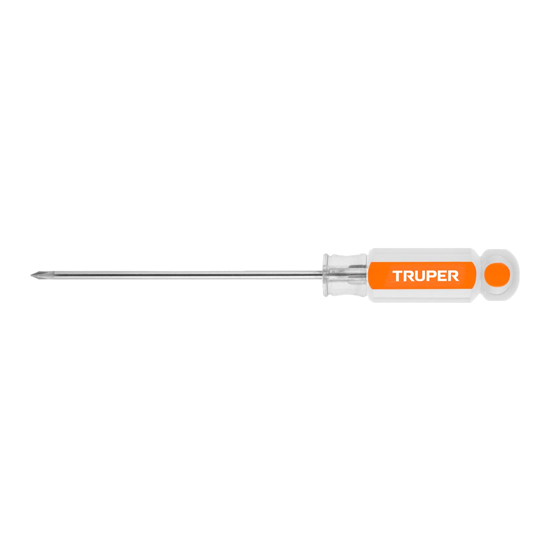 Truper DP-1/8X4, Desarmador de cruz, mango de acetato, 1/8″ x 4″