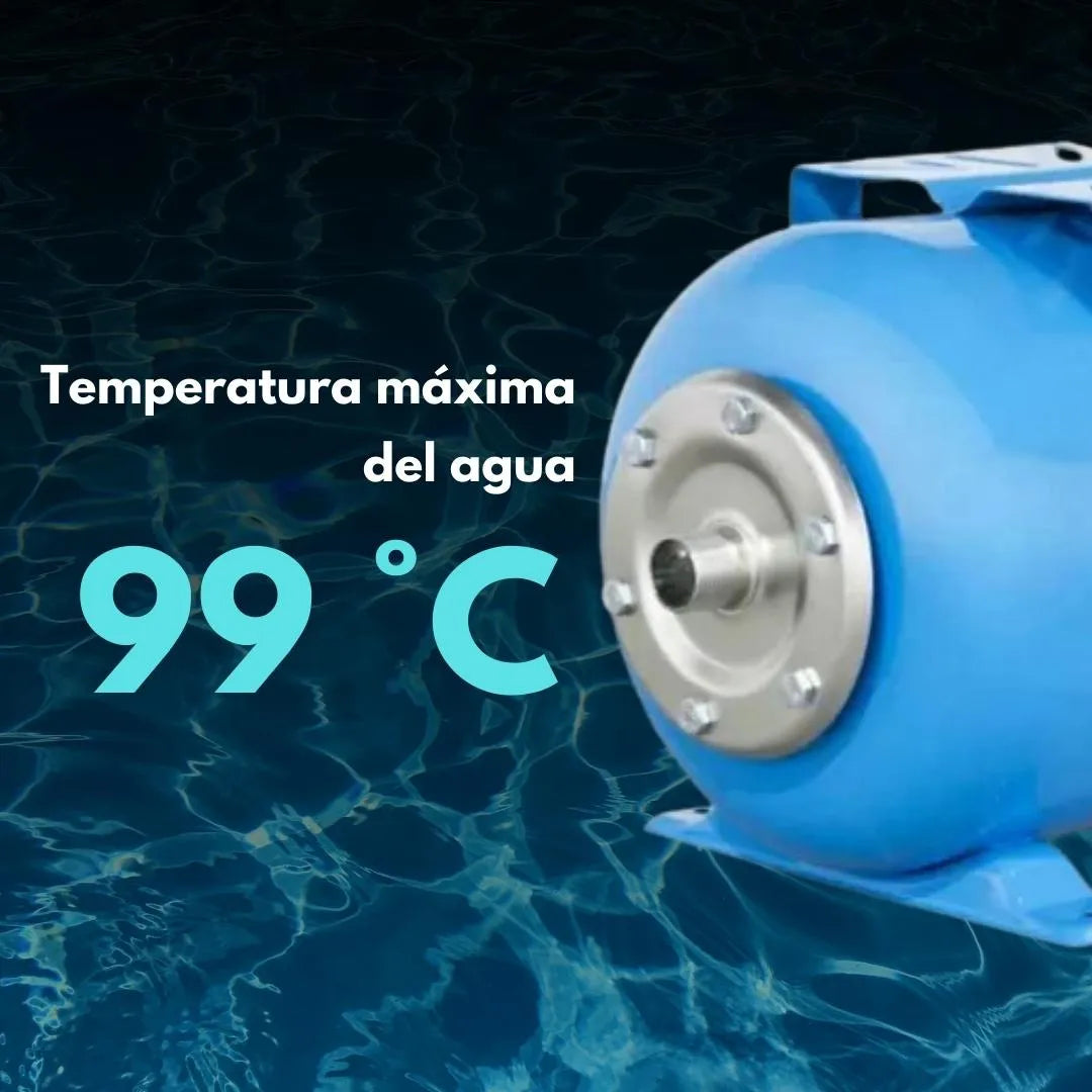 Tanque Hidroneumático Horizontal Membrana Aquapak 24 Litros AQ24LH/AC