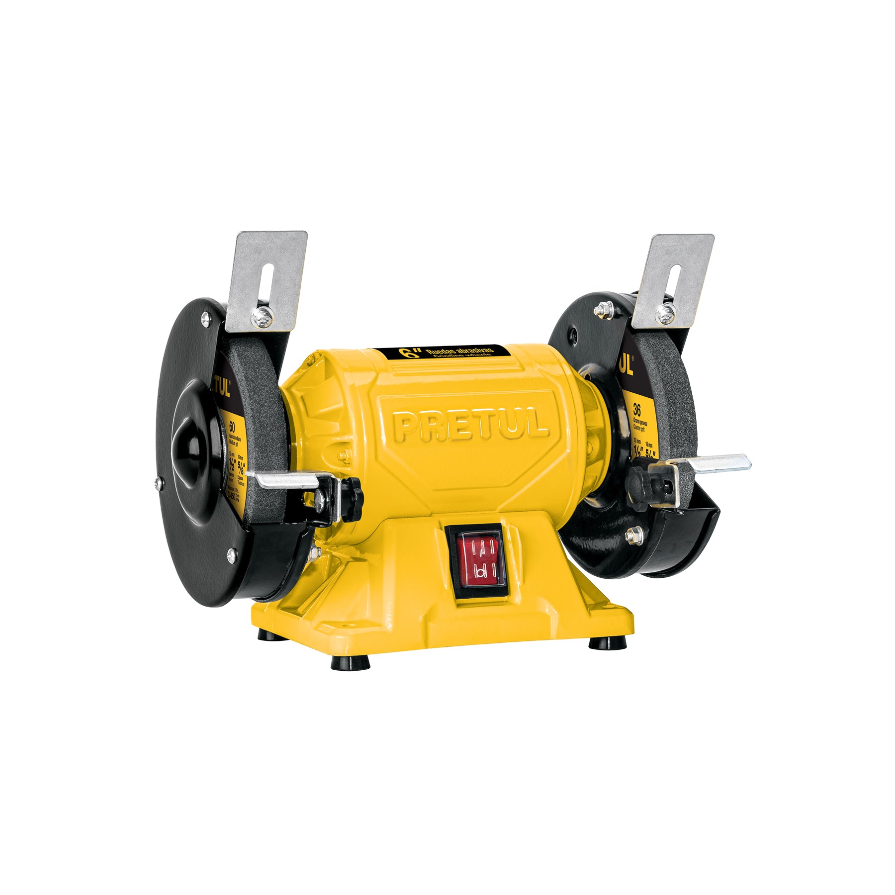 Esmeril de banco de 6" de 1/4 HP (185 W), PRETUL EBA-6P
