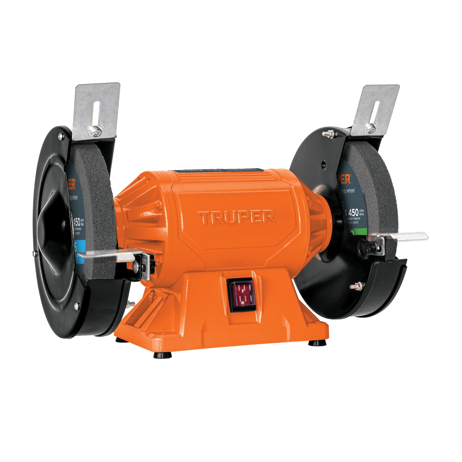 Esmeril de banco de 8" de 3/4 HP (560 W), TRUPER EBA-8