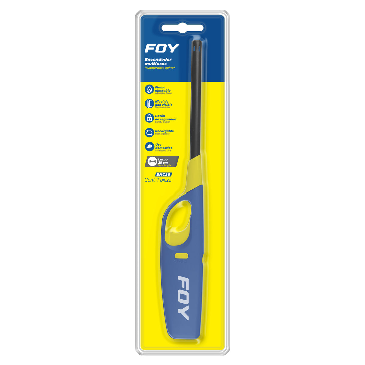 Encendedor recargable para cocina, 28 cm Surtek