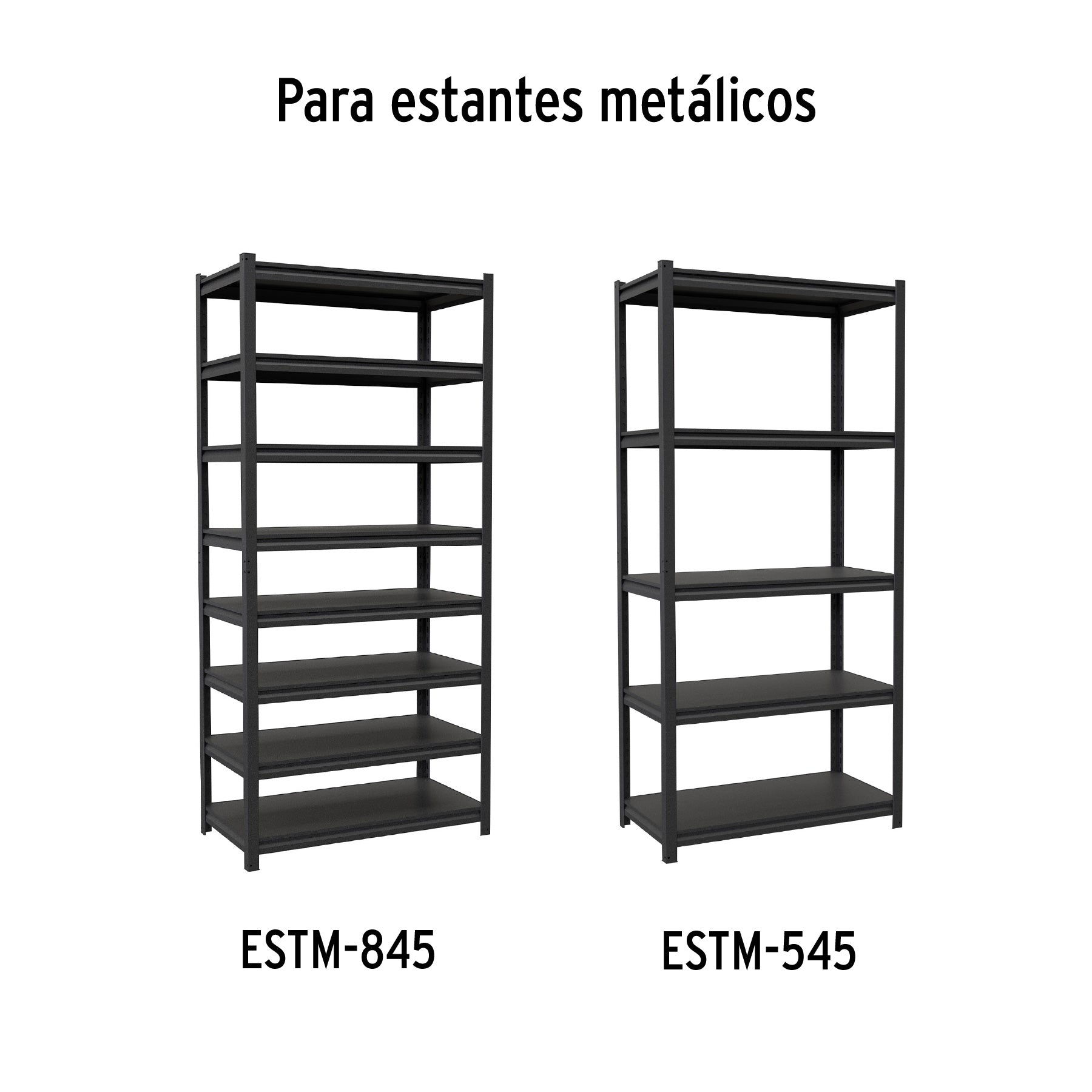 Repisa metálica de 45x85 para estantes ESTM-545 y ESTM-845, TRUPER ENT-45