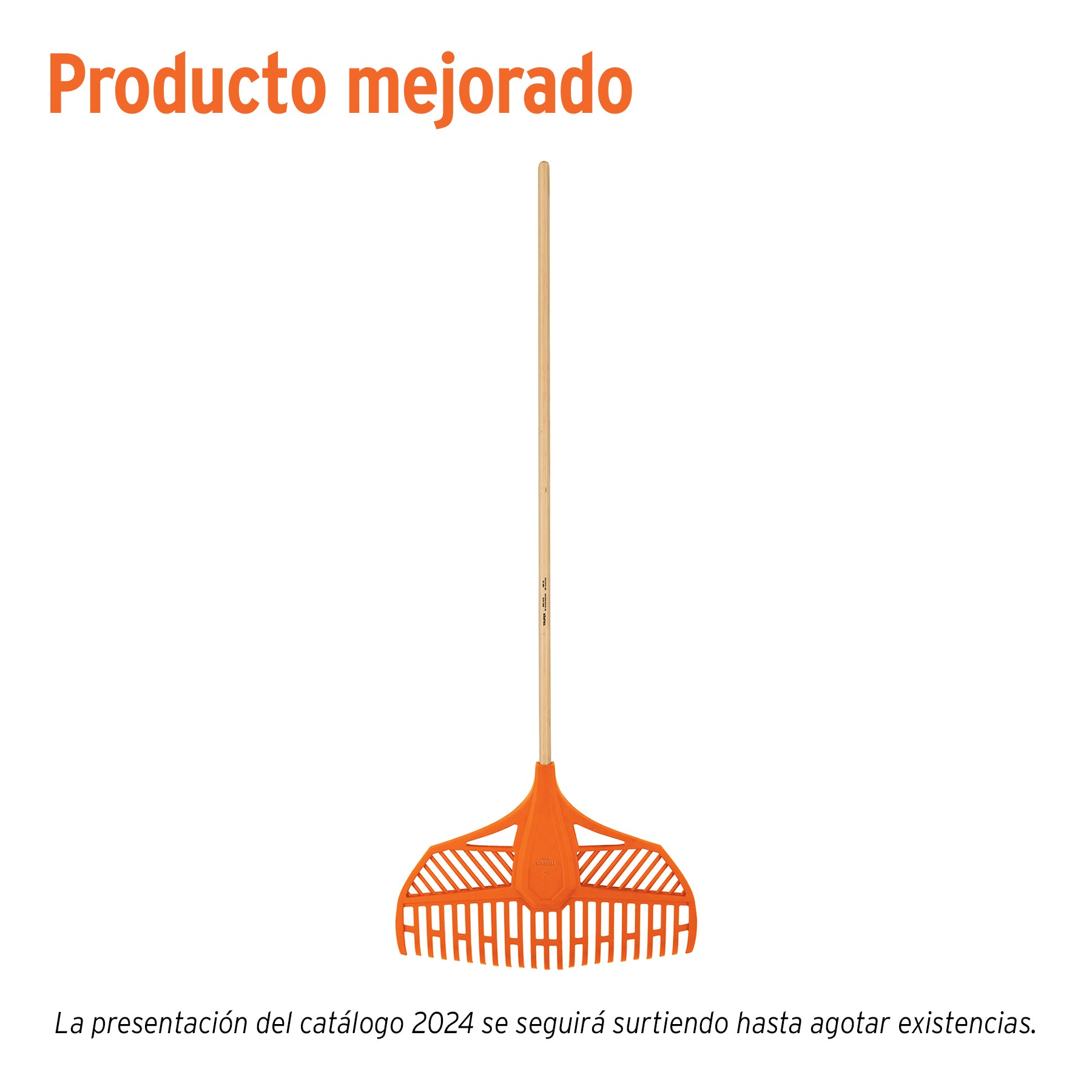 Truper Escoba plástica de 23 dientes, flexible, cabeza reforzada