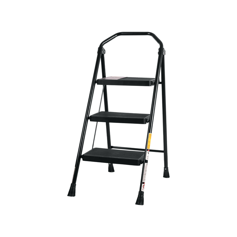 Escalera Truper ESTU-3 Tubular Plegable de 3 Peldaños con Plataforma Antiderrapante - Carzamo.com
