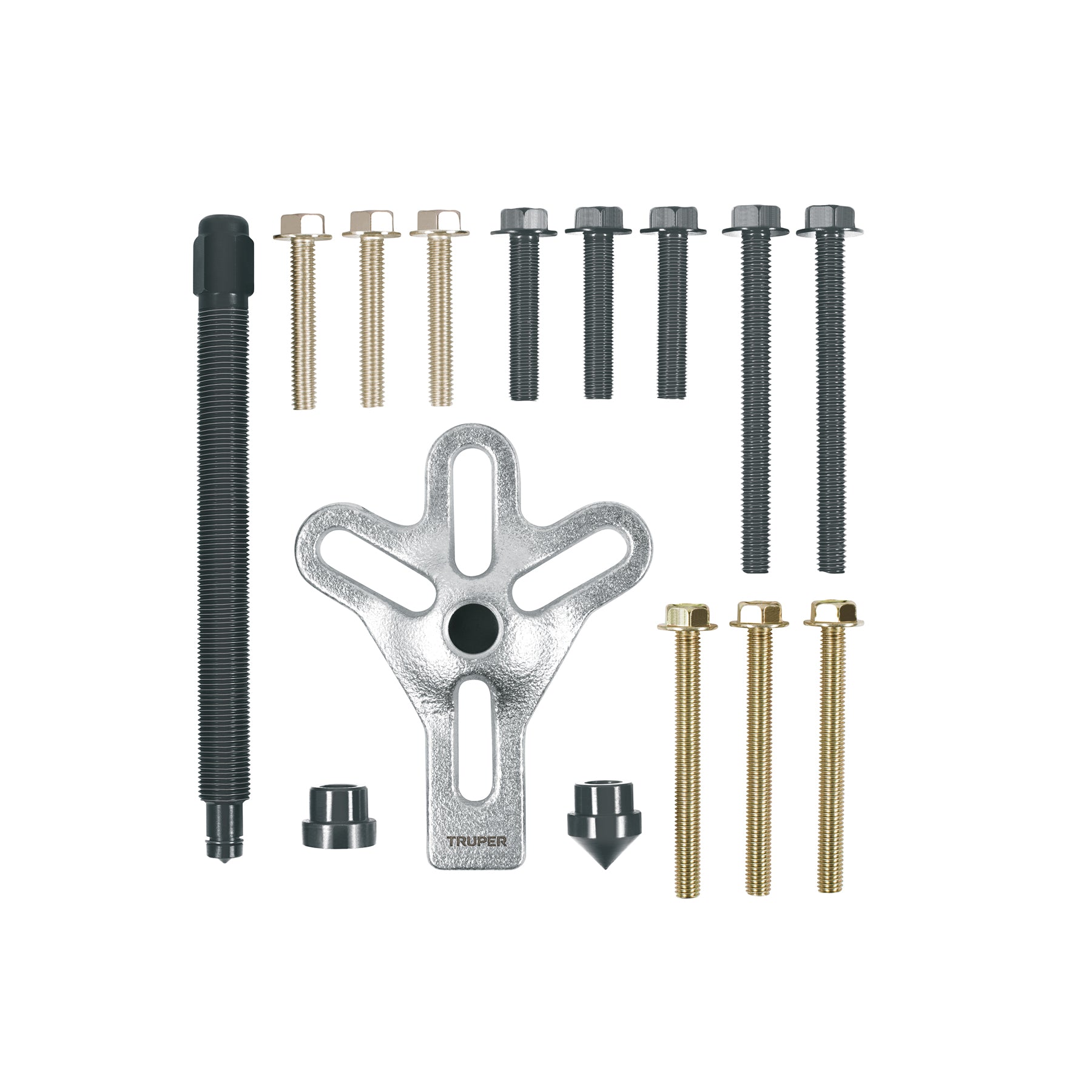 Truper EXT-15, Juego de extractor tipo pata de gallo con 15 piezas