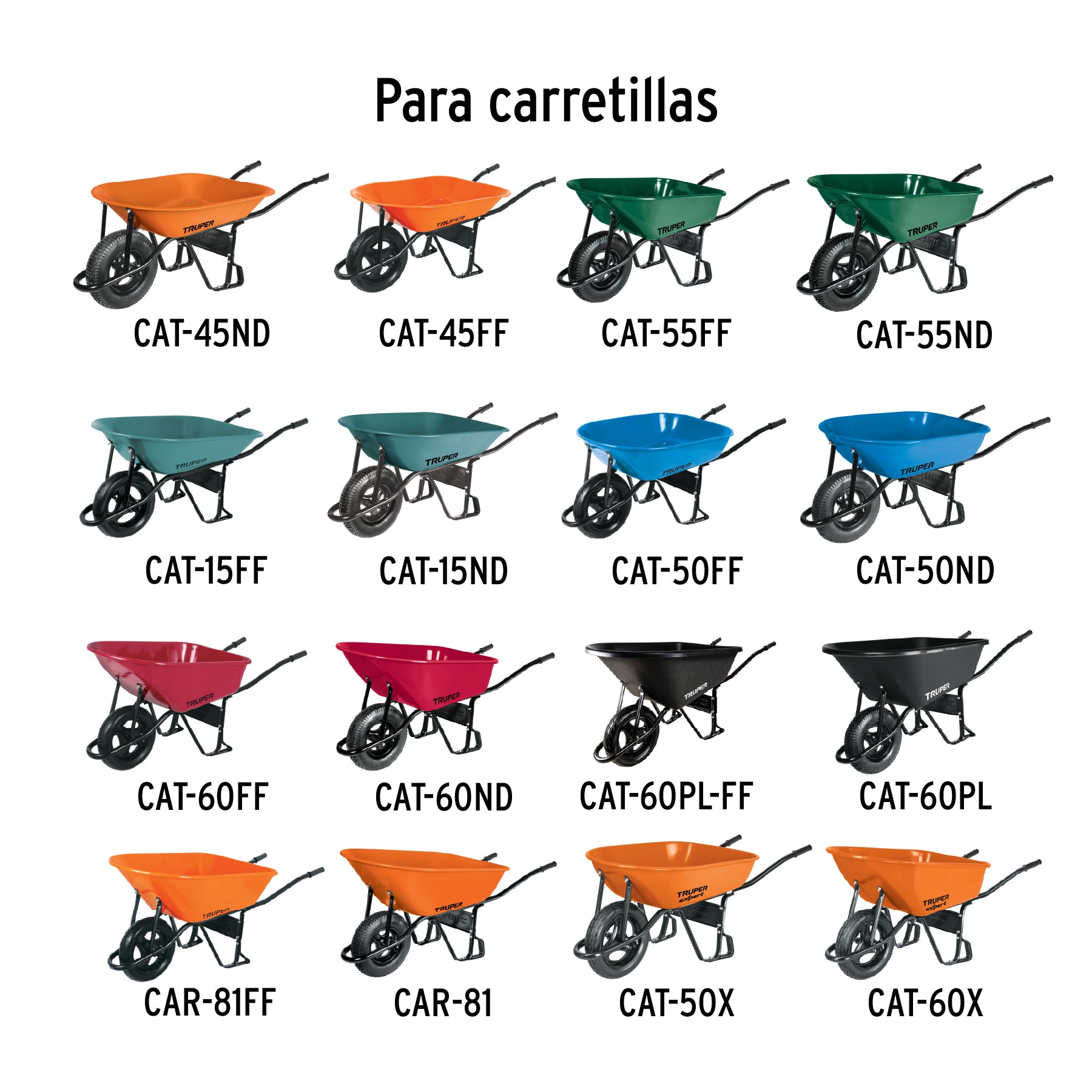 Truper E, Eje para carretilla
