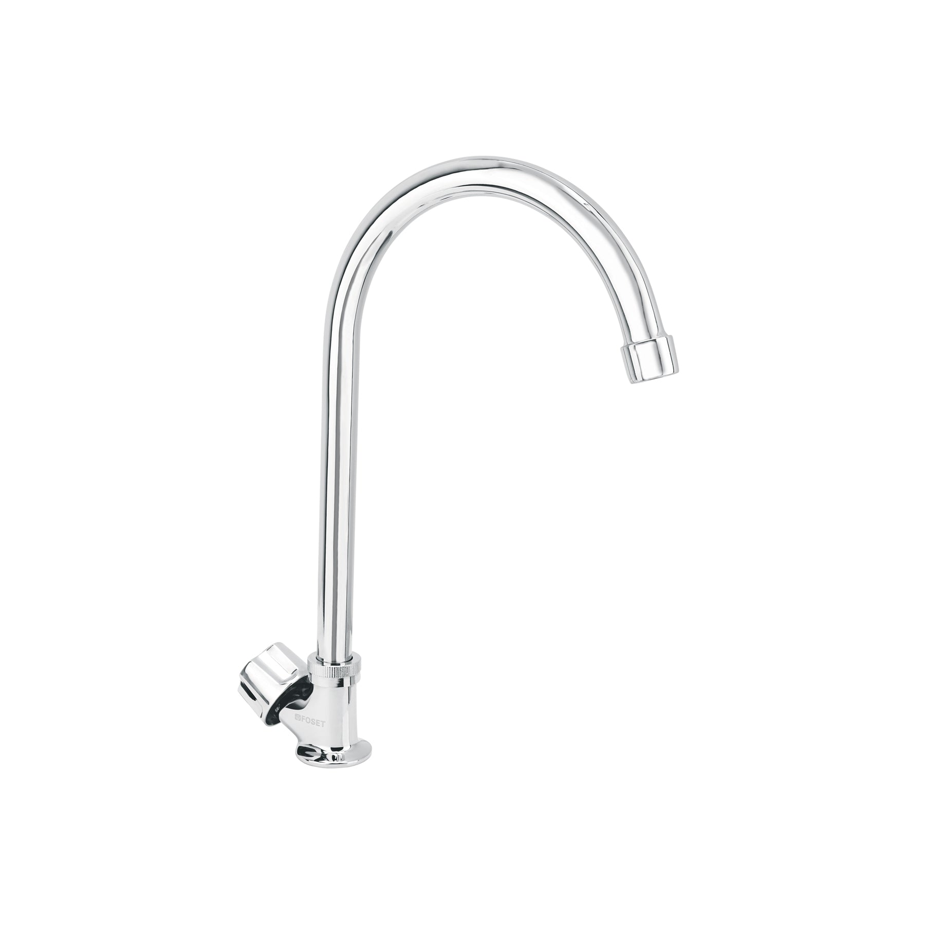 Foset Basic F-314, Llave individual para fregadero cuello curvo cartucho cerámico de suave apertura