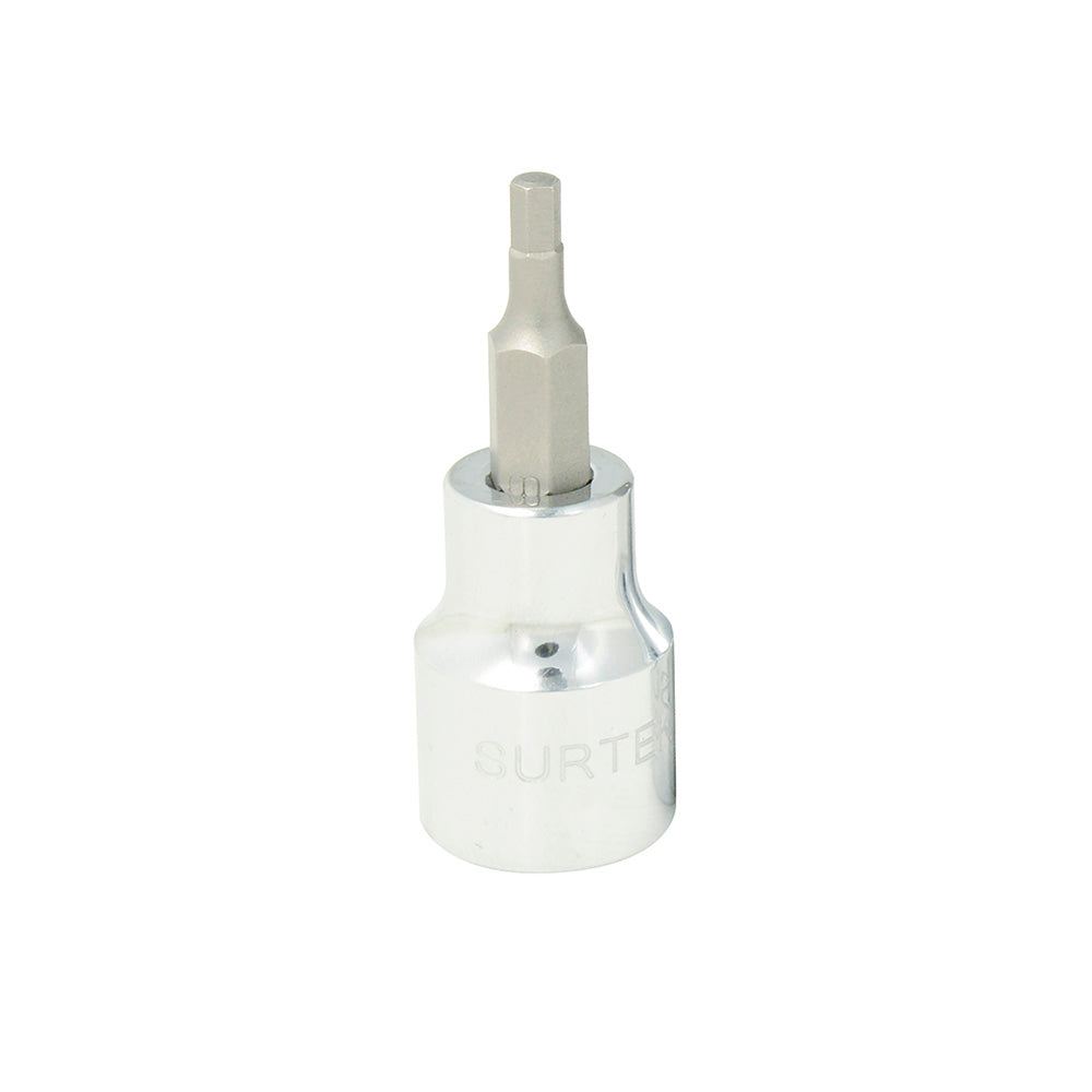 Dado con punta hexagonal cuadro de 3/8", en pulgadas, 3/8" Surtek