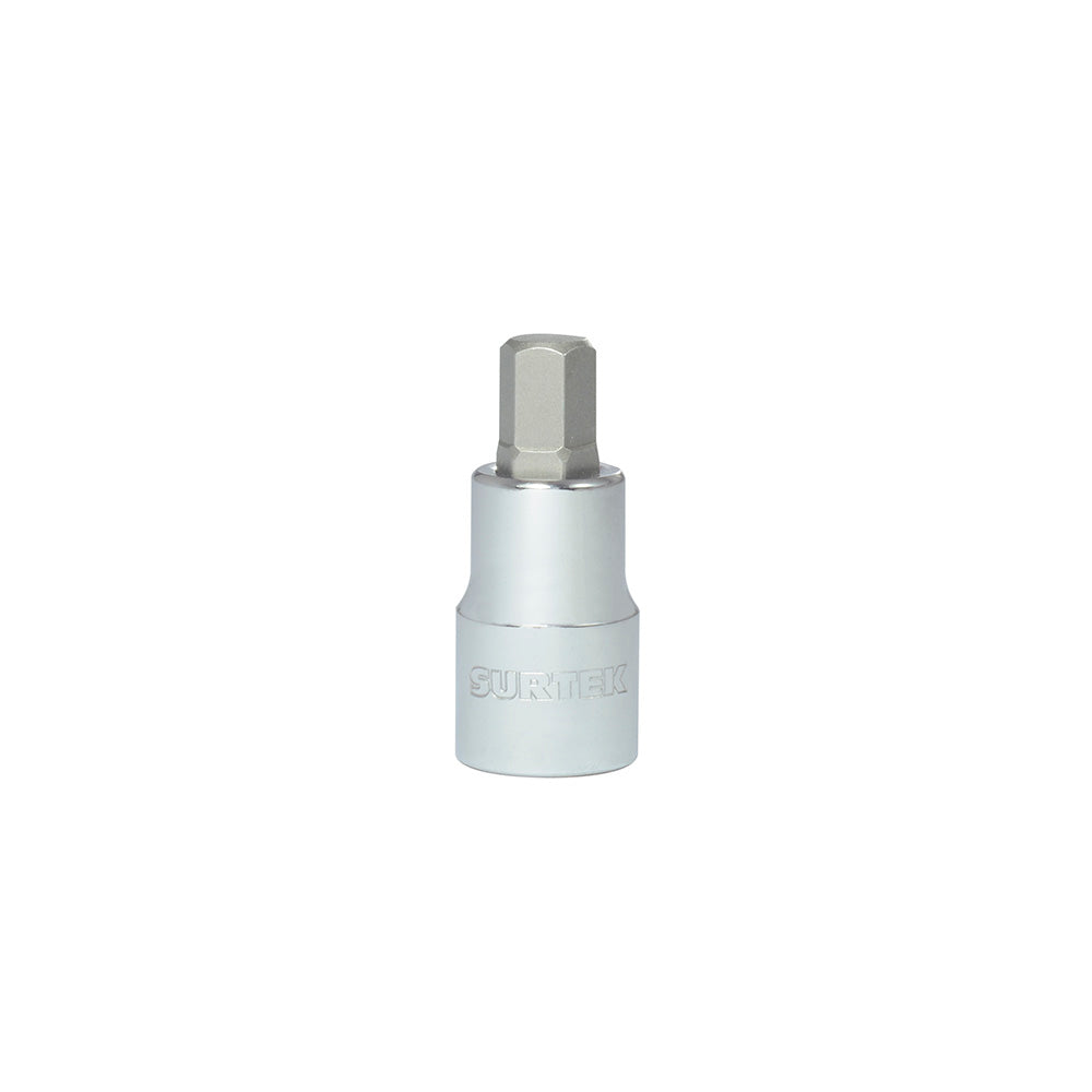 Dado con punta hexagonal cuadro de 1/2", métrico, 8 mm Surtek
