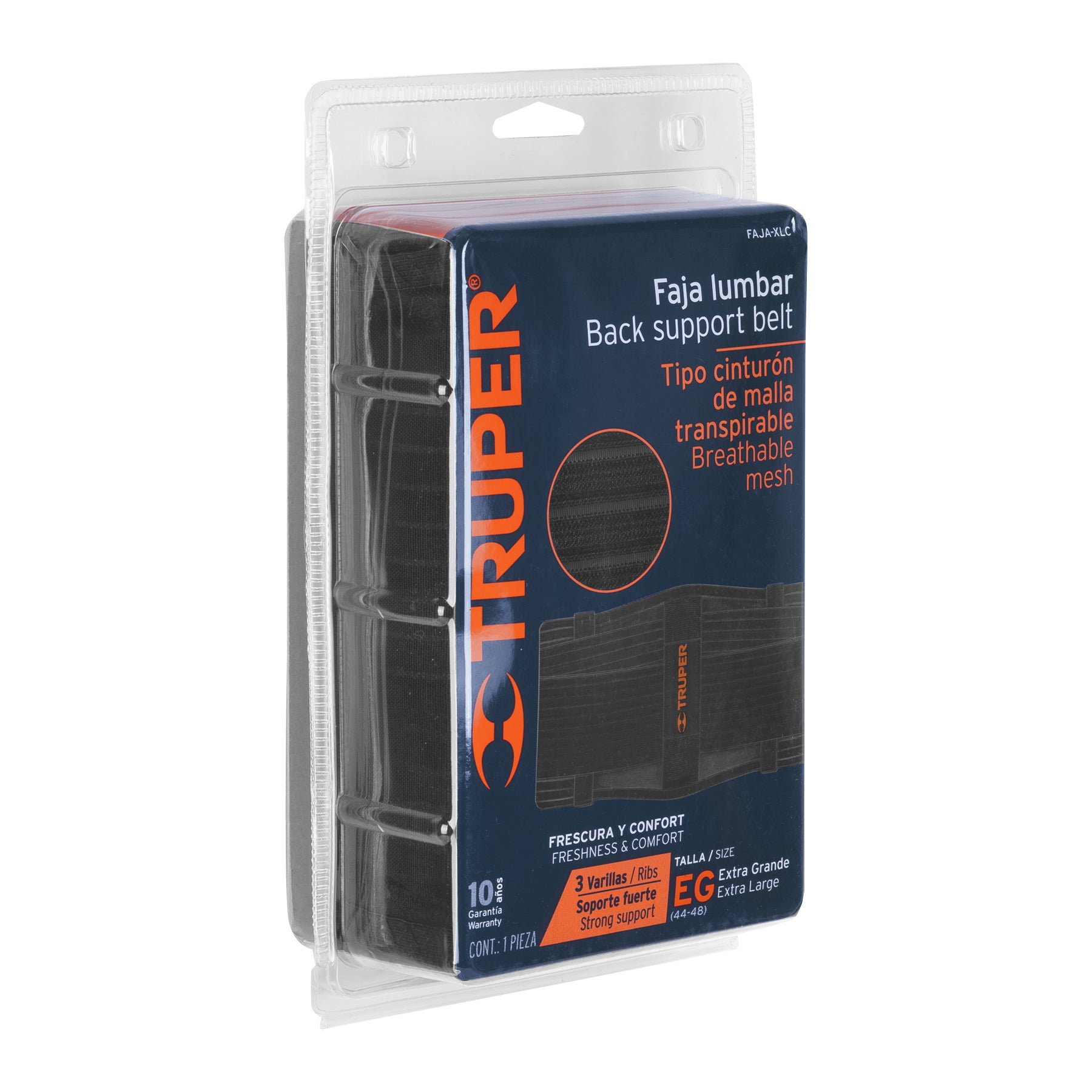 Truper FAJA-XLC, Faja cinturón, de malla, talla extra grande