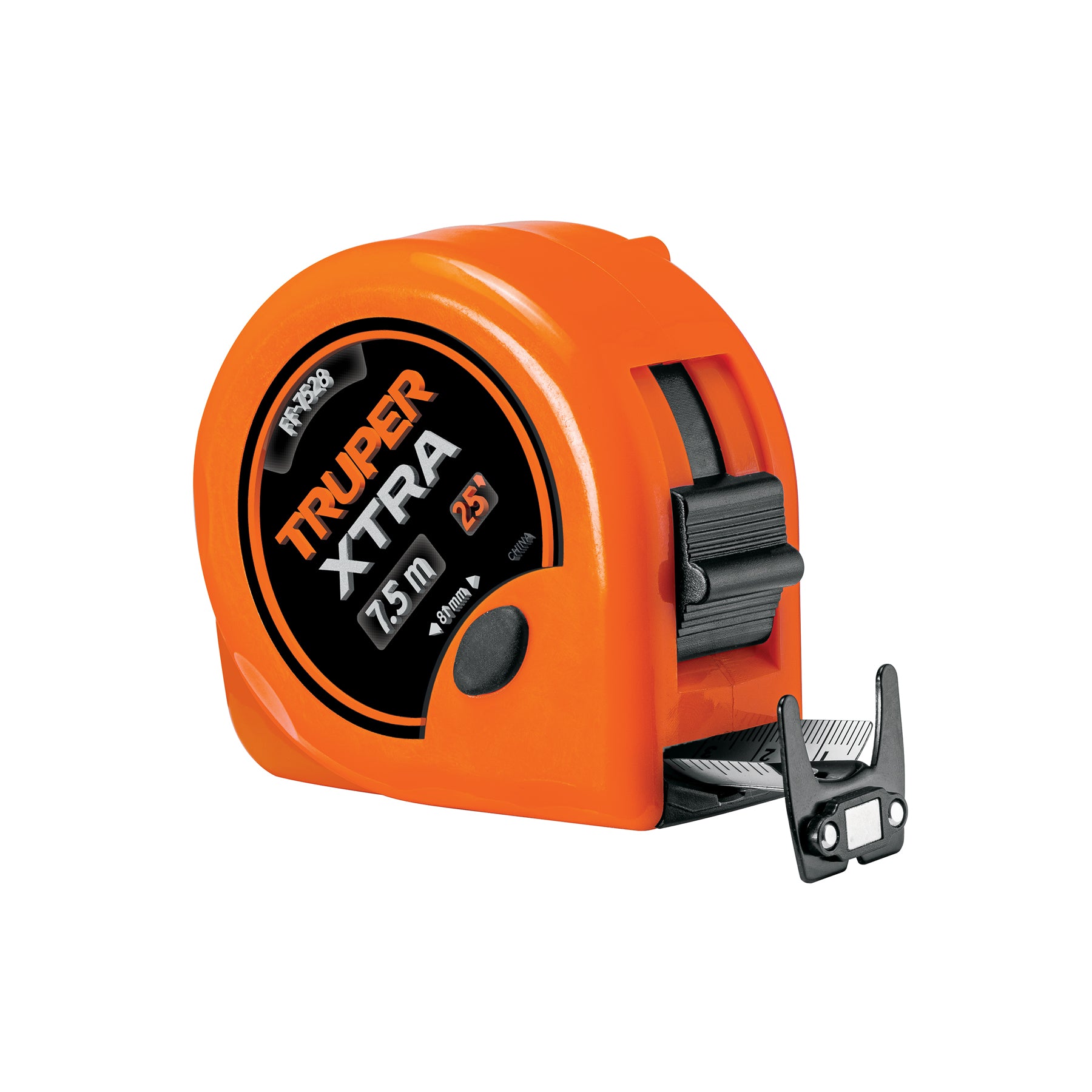 Truper FF-7528, Flexómetro XTRA 7.5 m cinta extra ancha 28 mm