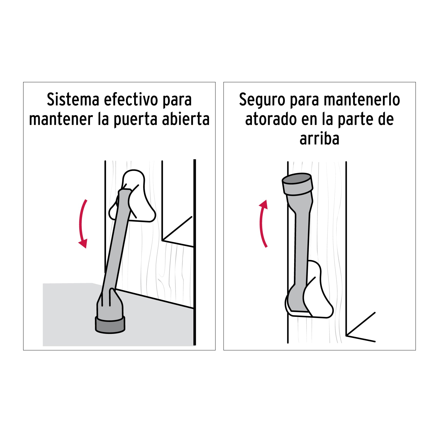 Hermex FIPU-3, Fija puerta antiderrapante acabado de cromo