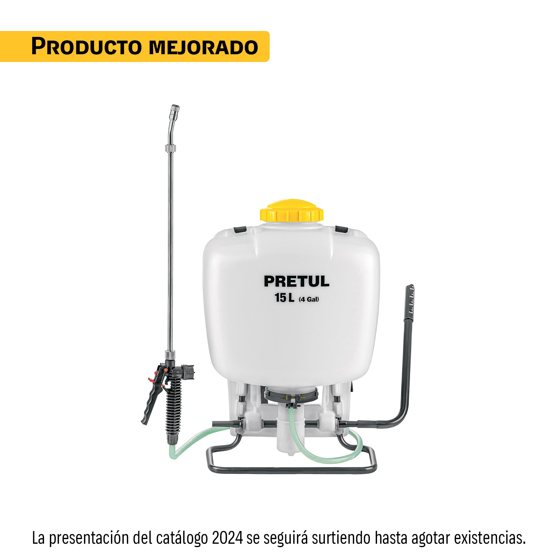 Fumigador de 15 L manual de mochila, PRETUL FM-15P