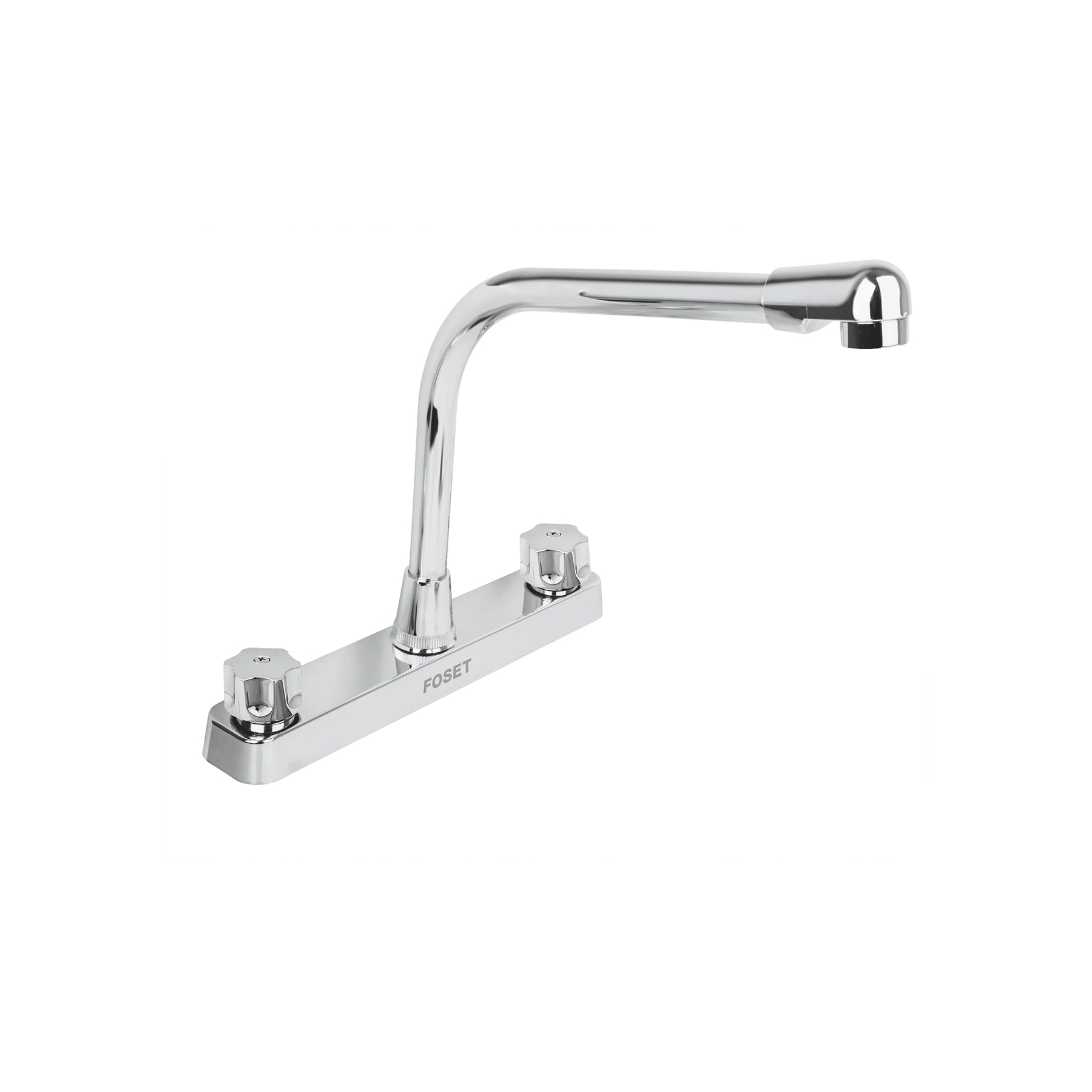 Foset Basic FP-319, Mezcladora plástica para fregadero 8″ cuello cobra