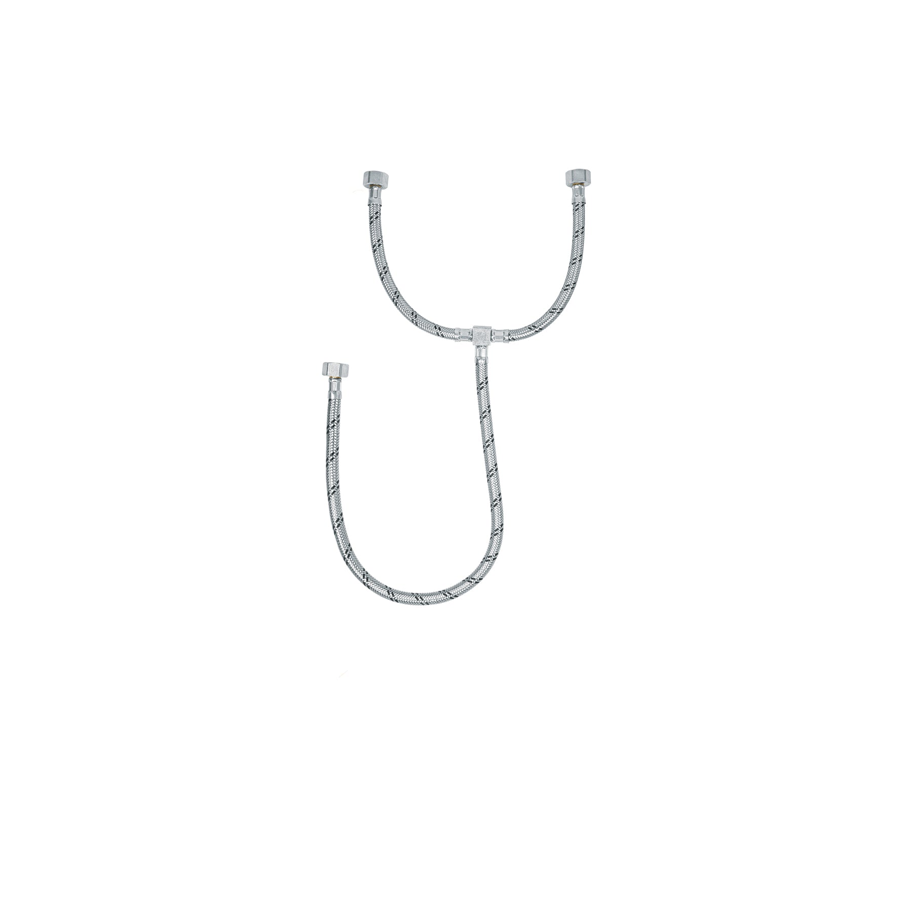 Foset FTE-55X, Manguera hule , ″T″, 55 cm, acero inoxidable, usos generales