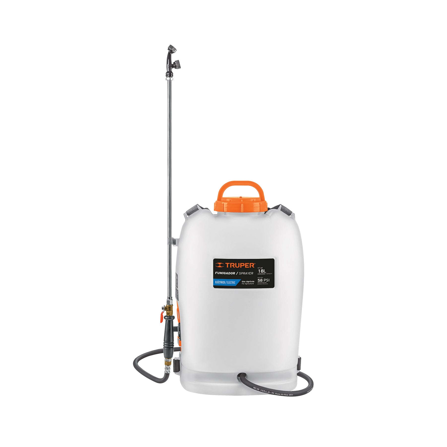 Fumigador de 18 L eléctrico con batería ion litio de 12 V FUB-18