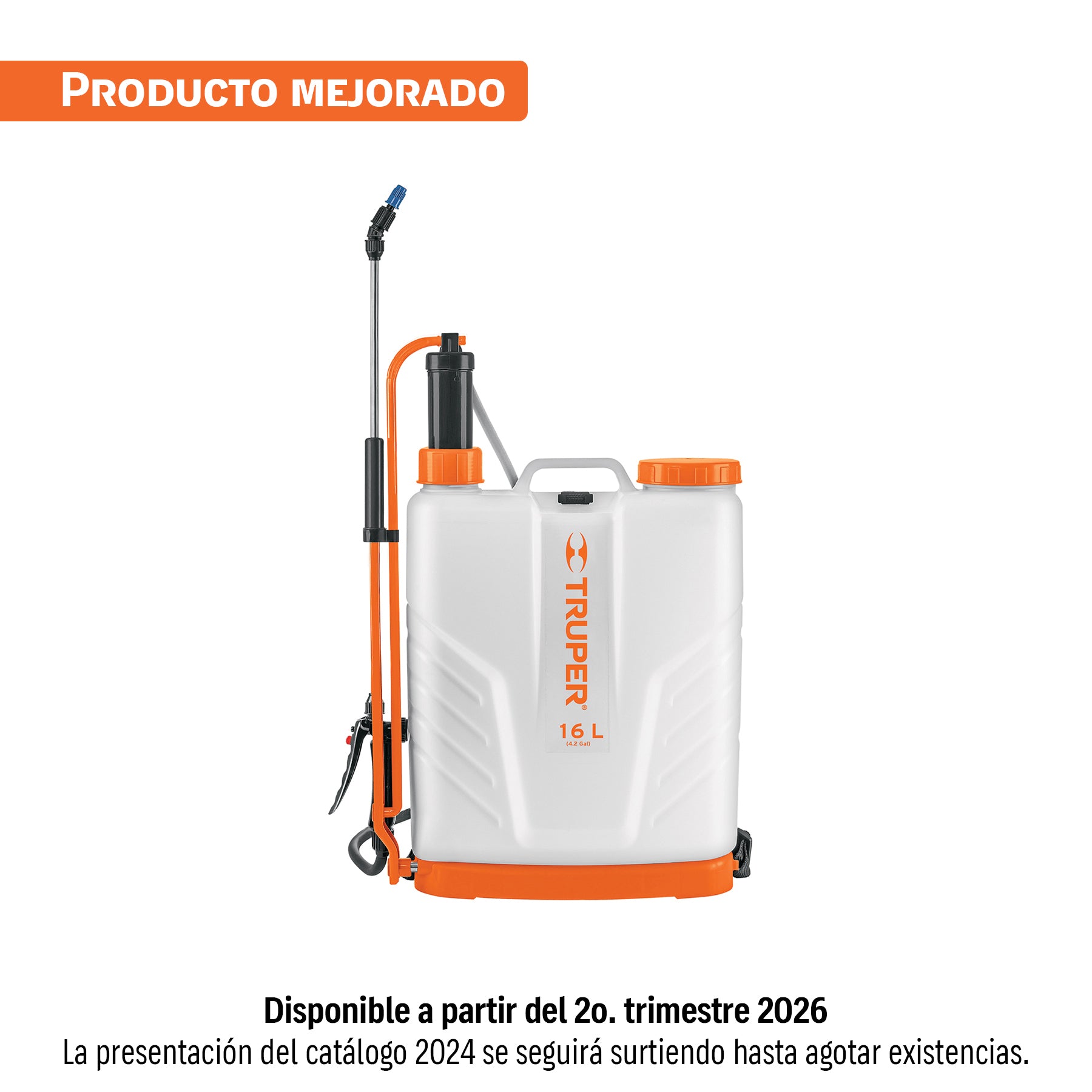 Fumigador de 16 L manual de mochila, TRUPER FUM-16