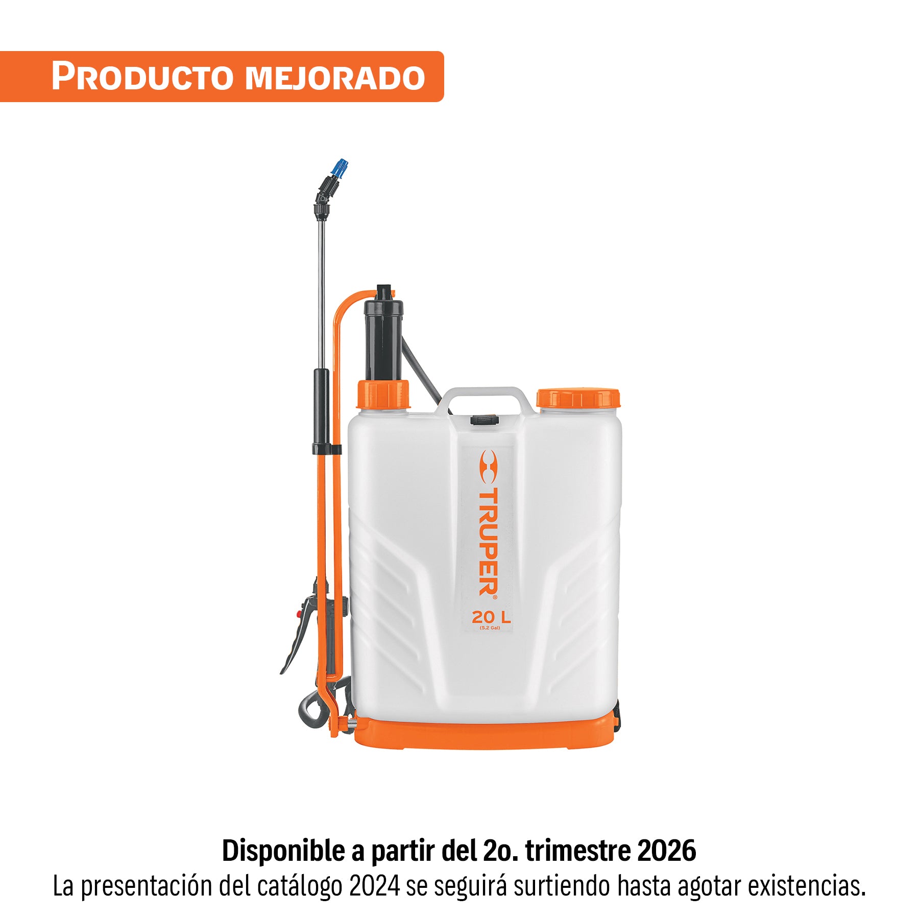 Fumigador de 20 L manual de mochila, TRUPER FUM-20
