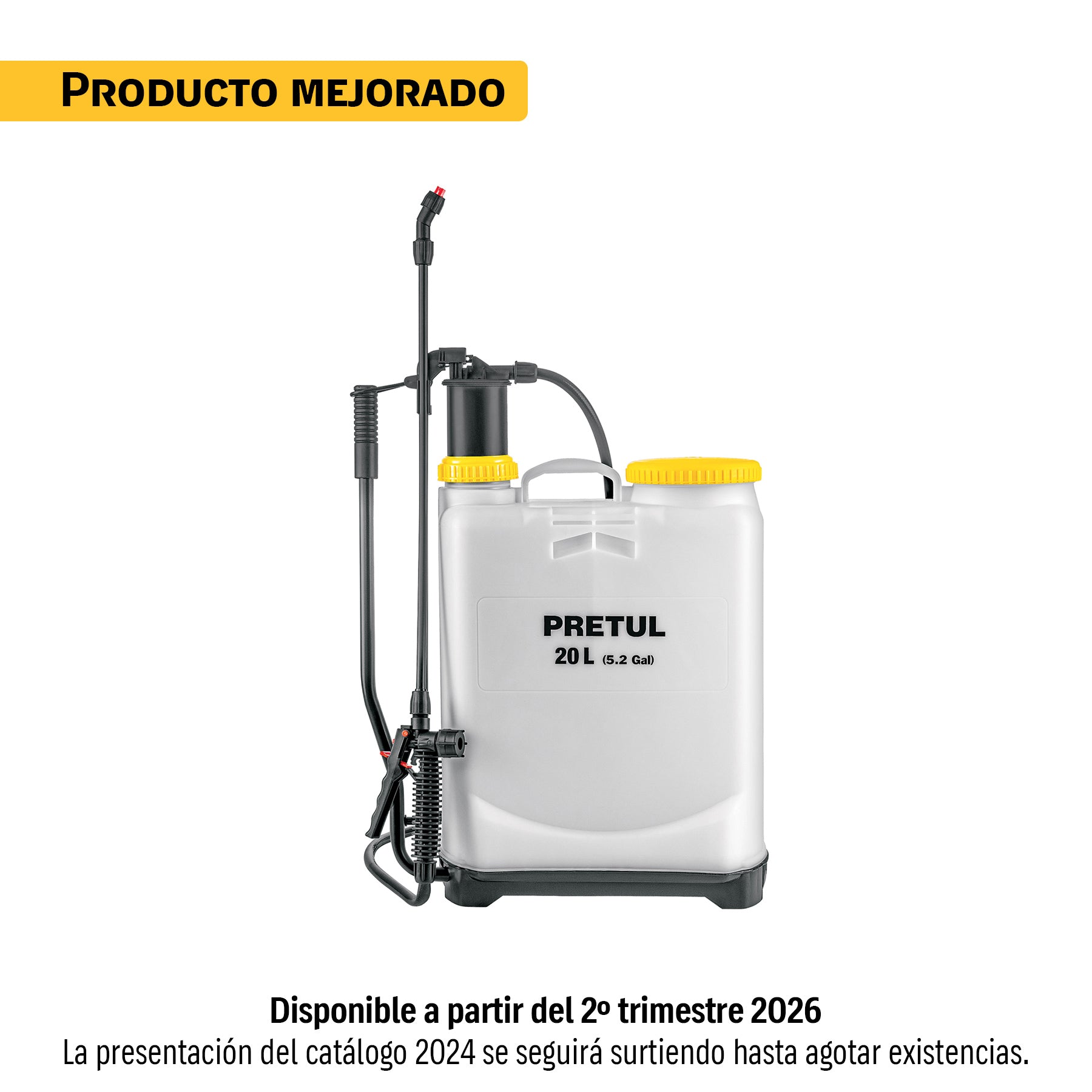 Fumigador de 20 L manual de mochila, PRETUL FUM-20P