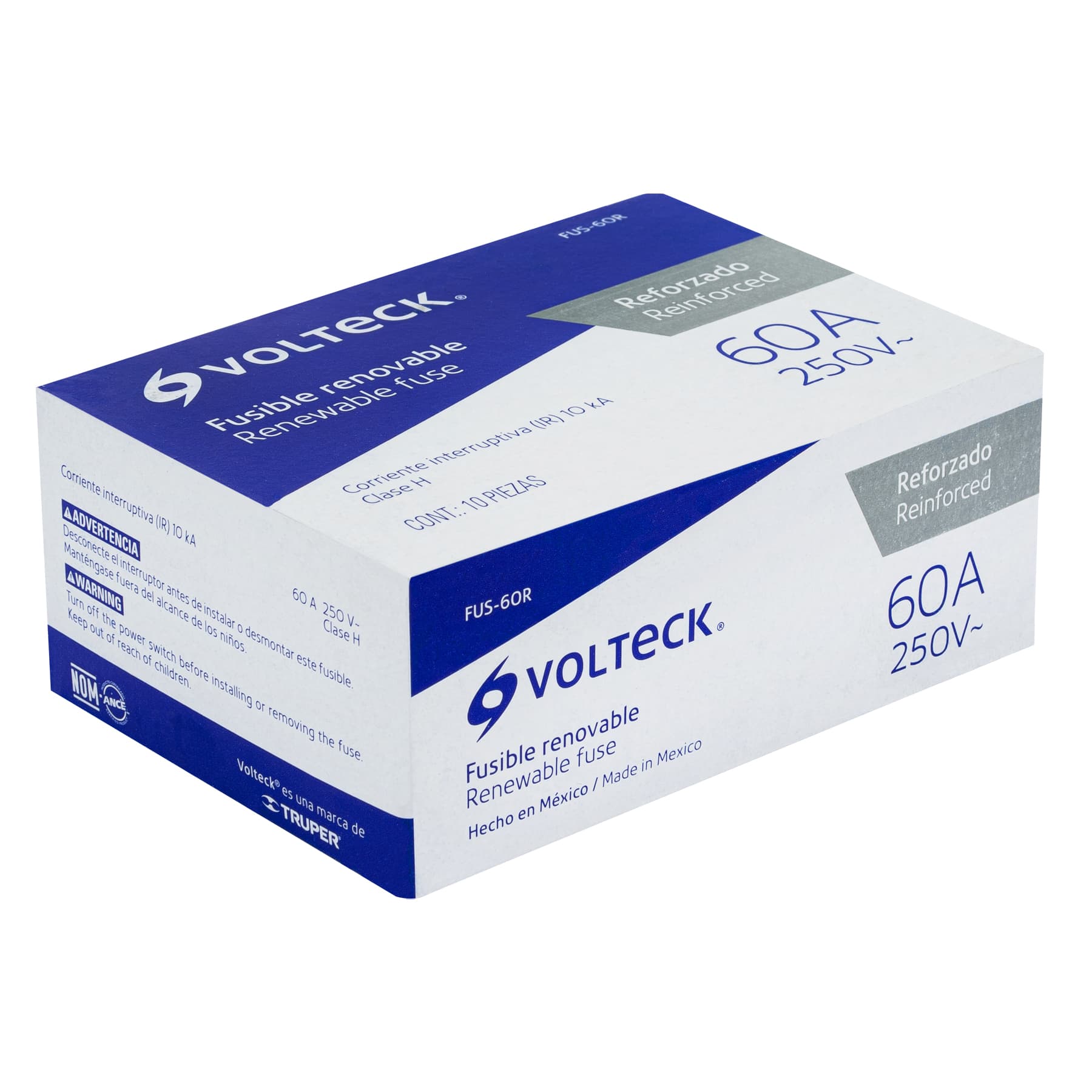 Volteck FUS-60R, Fusible 30 A, reforzado