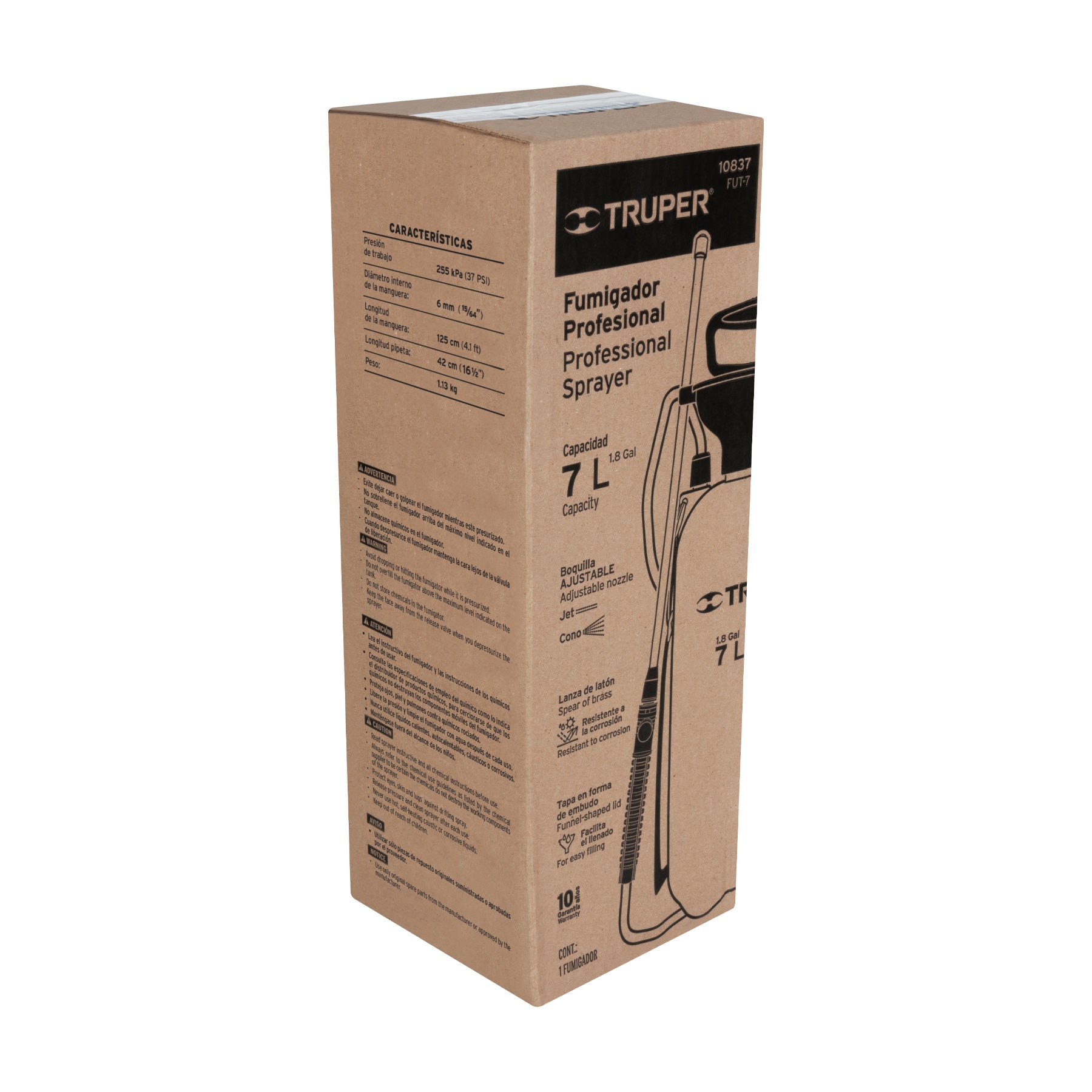 Fumigador jardinero 7 L (1.8 gal), TRUPER FUT-7