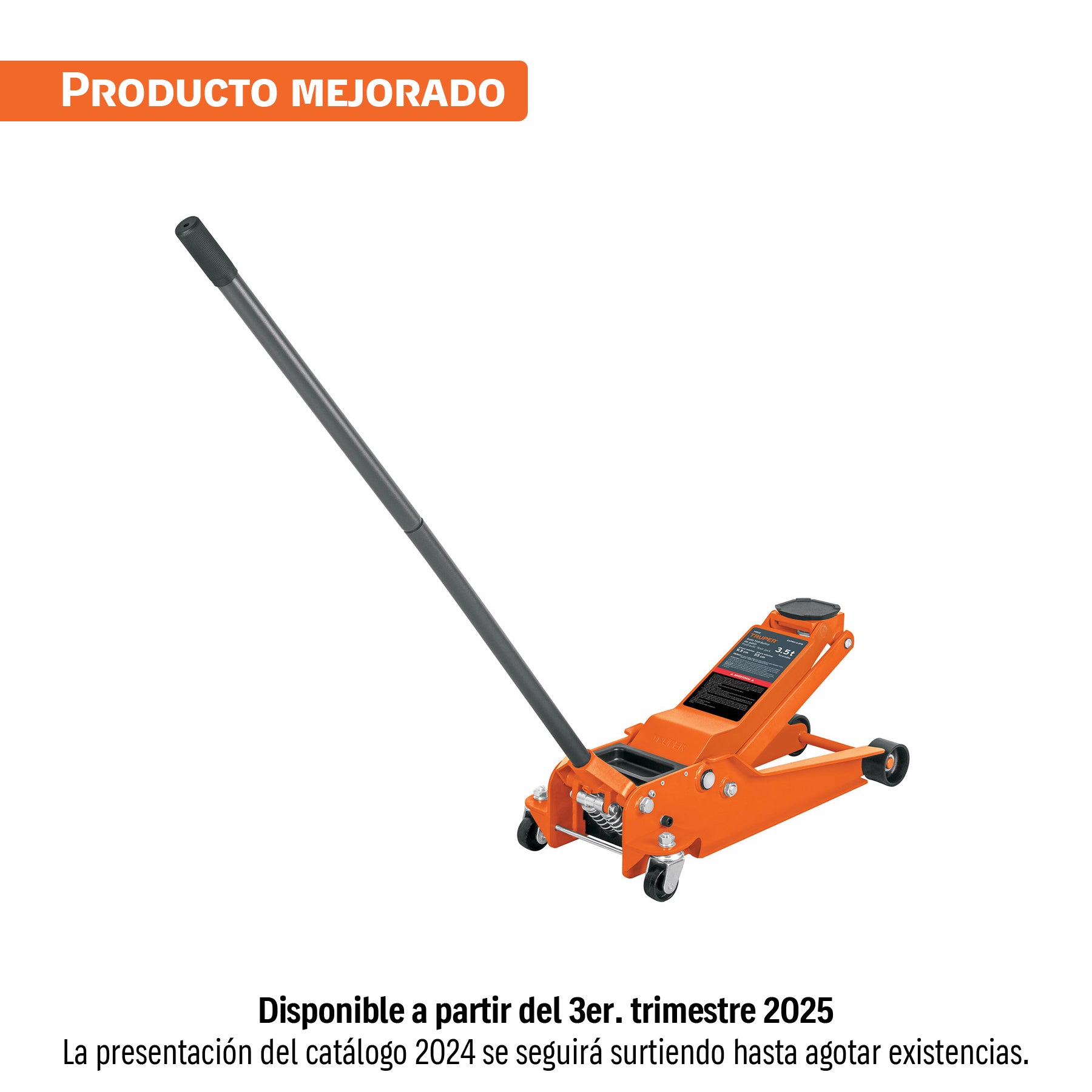 Gato hidráulico profesional de patín,3.5t, elevación rápida GAPRO-3.5PB