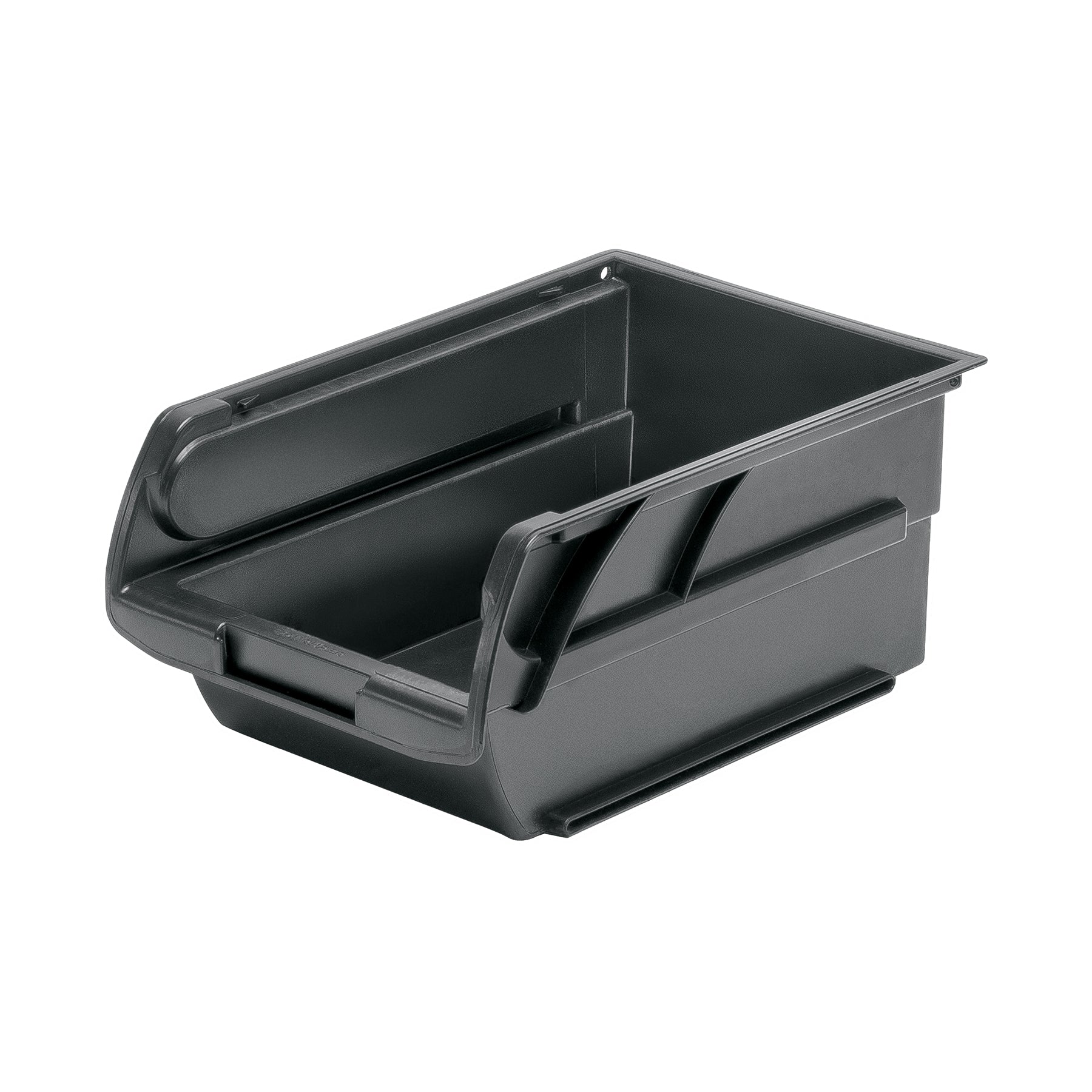 Kit 6 Gavetas Apilable #2.5 De Plástico Negro